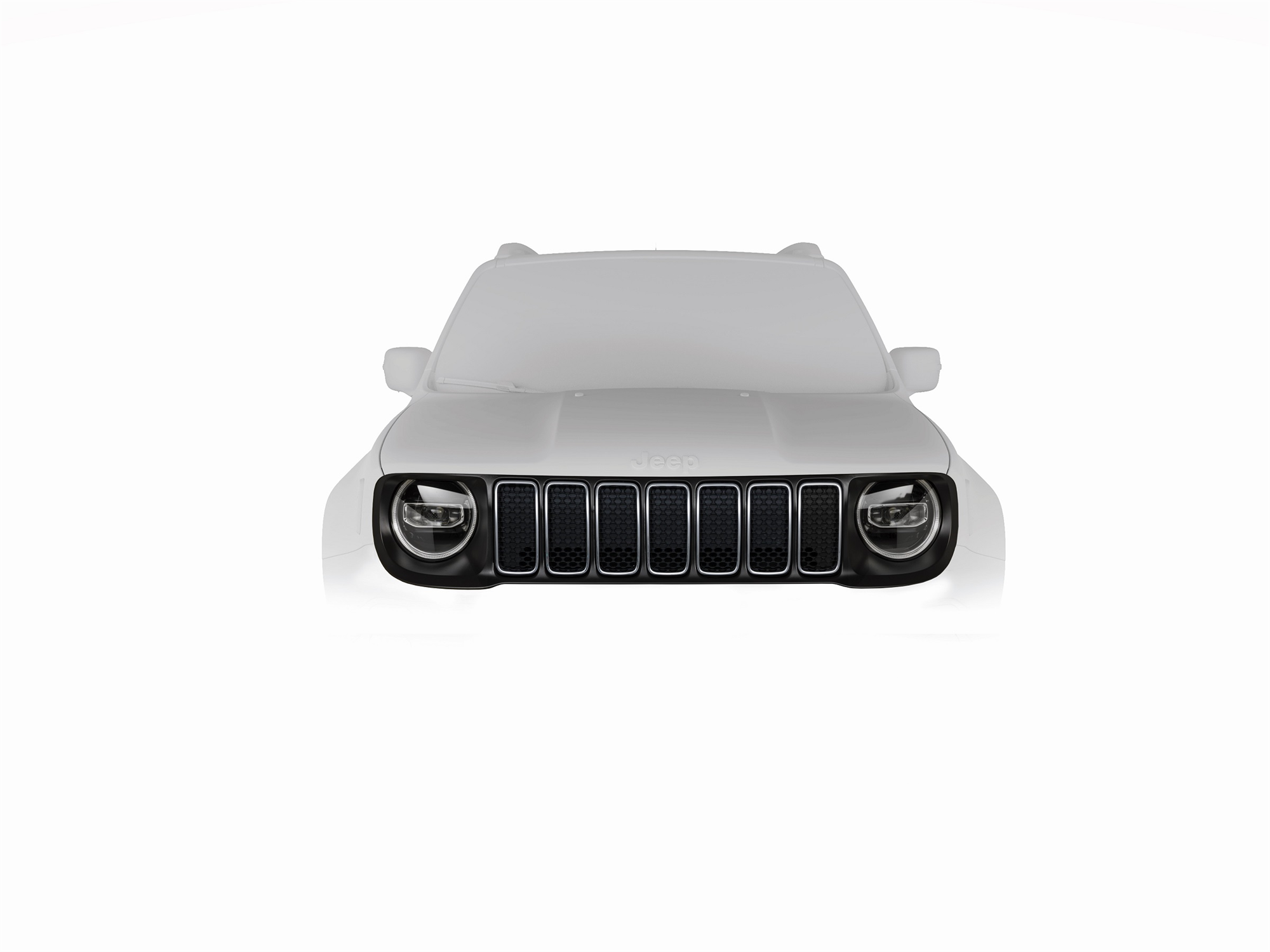 Johns Set Di Calotte Specchietti Per Jeep Renegade (BU) 07/14: Coperture Sinistra E Destra Verniciabili, Ricambio OEM 31103791