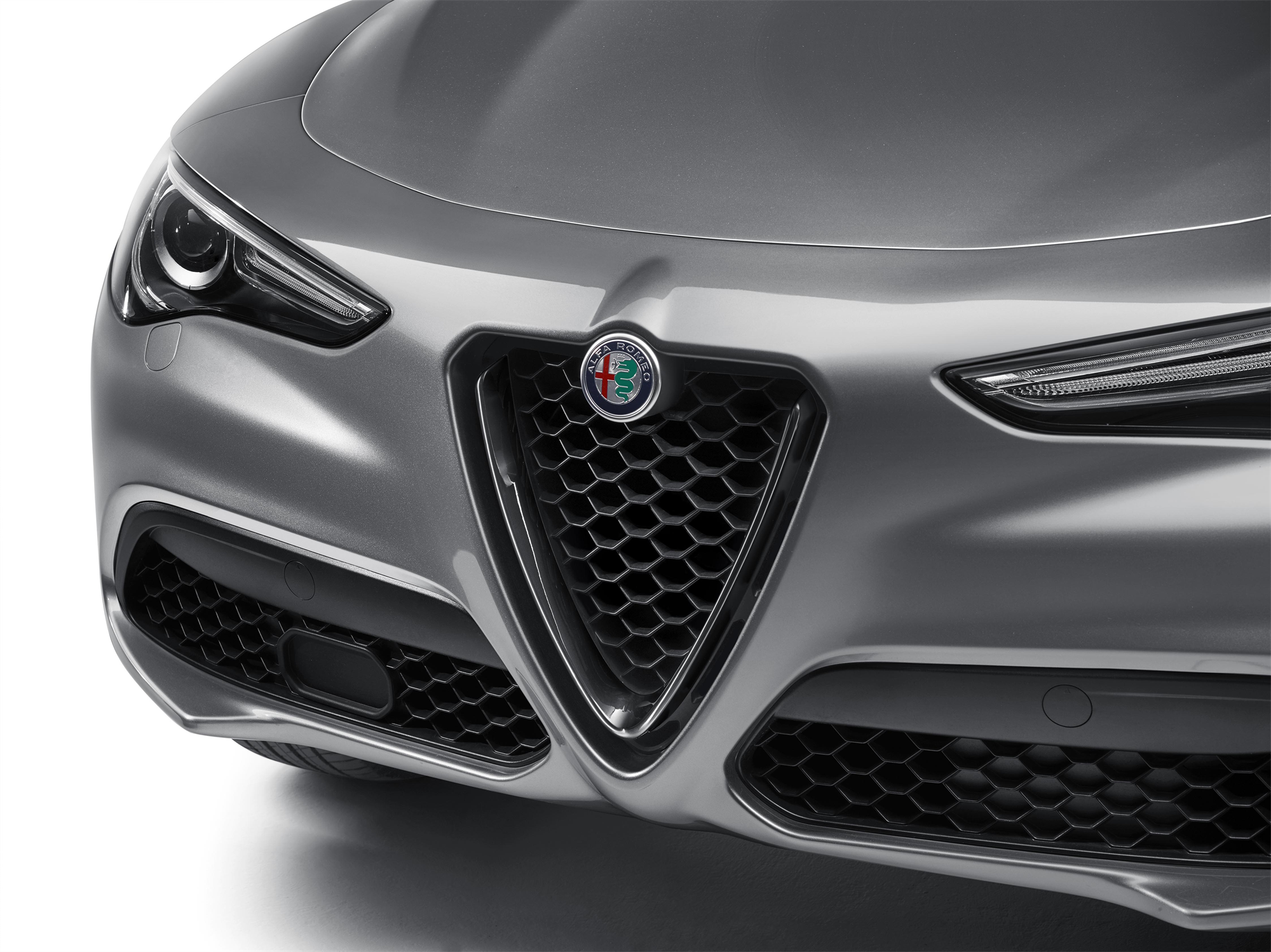 Einstiegsleisten Stahlabdeckung für Alfa Romeo STELVIO Außenseite