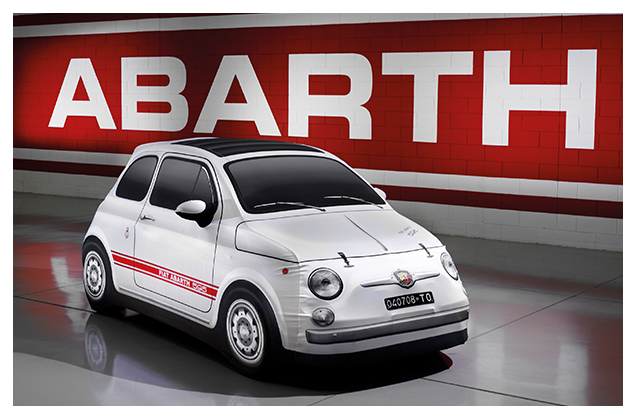 Bâche de voiture adaptée à Abarth 500 2008-actuel housse d'intérieur avec  poches de rétroviseurs € 150