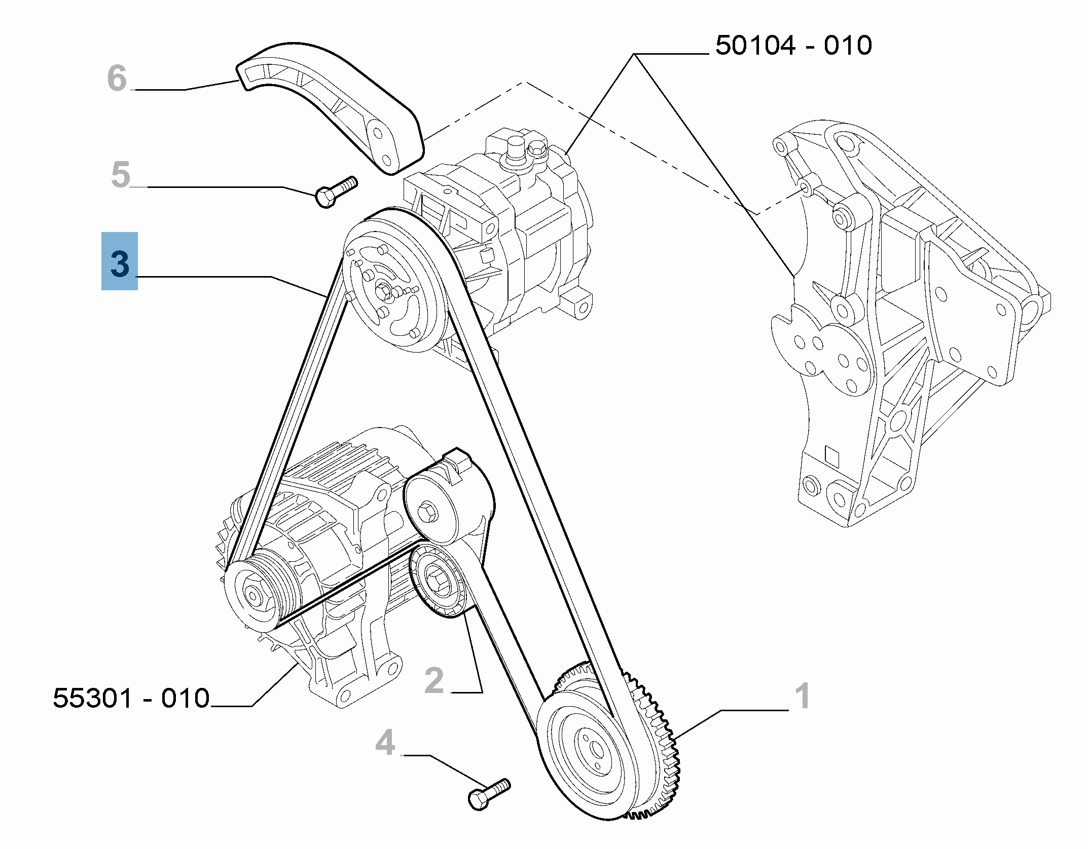 Cinghia Poly-V  undefined