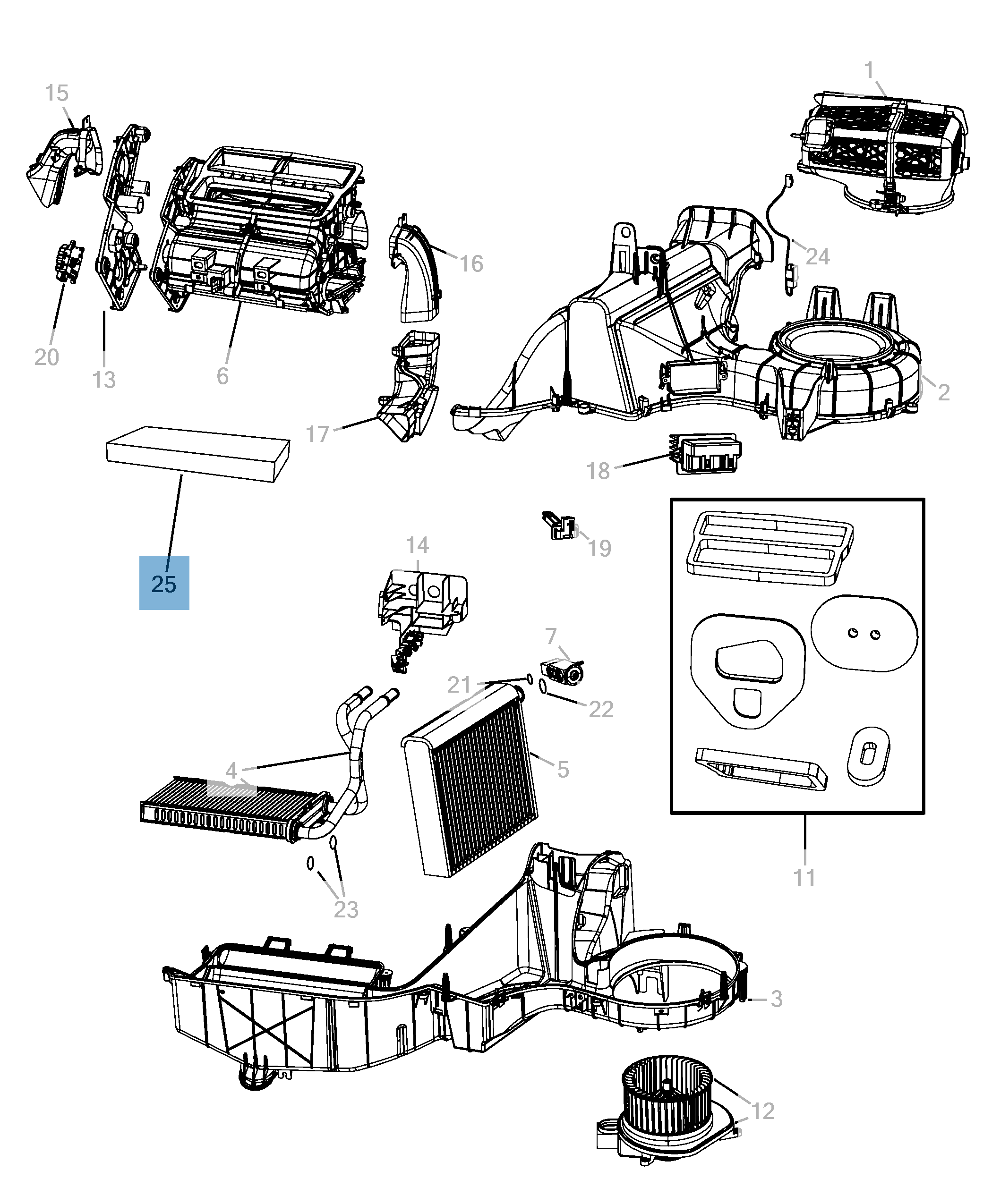 Filtro aria abitacolo carboni attivi per Jeep Cherokee  jeep