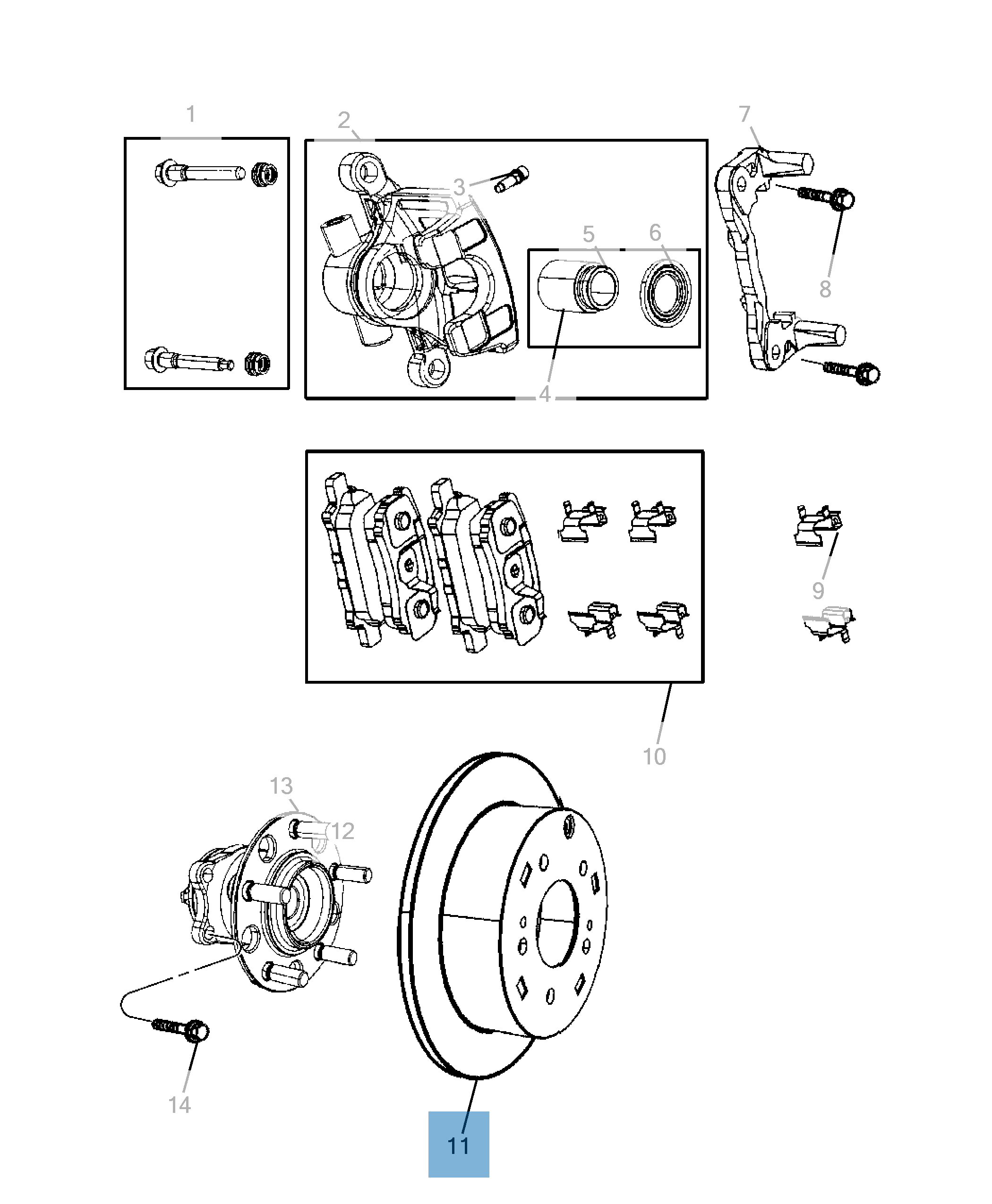 Disco freno posteriore  lancia