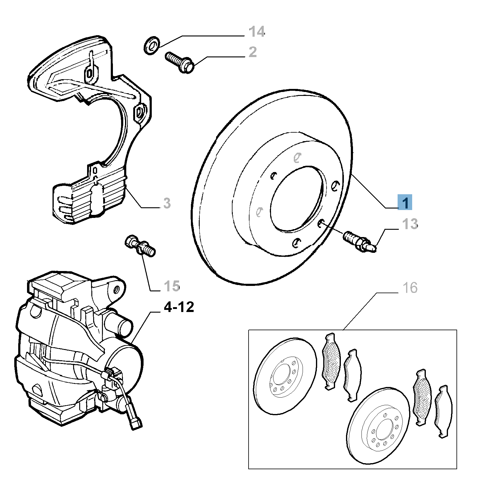 Disco freno anteriore per Alfa Romeo  alfa-romeo