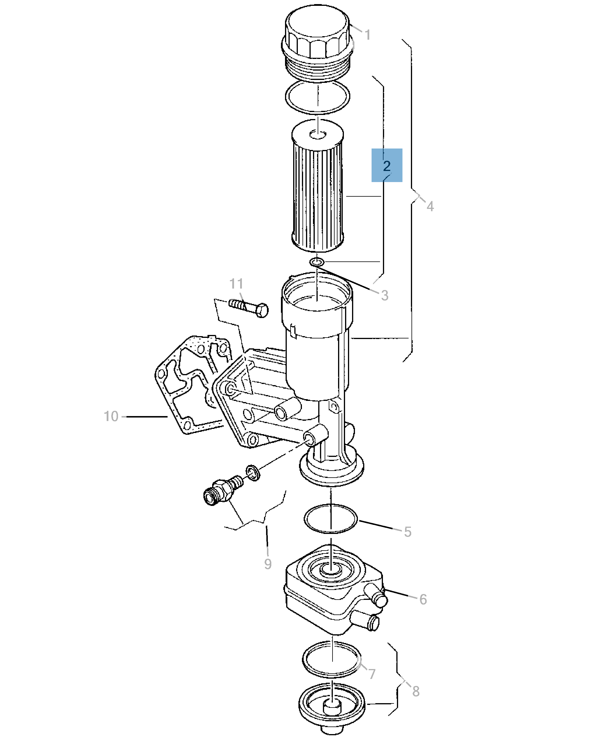 Filtro olio per Jeep Compass/Patriot  undefined