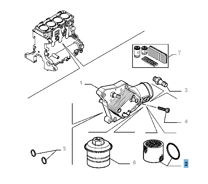 FILTRO DEL ACEITE (Essential Parts)  undefined