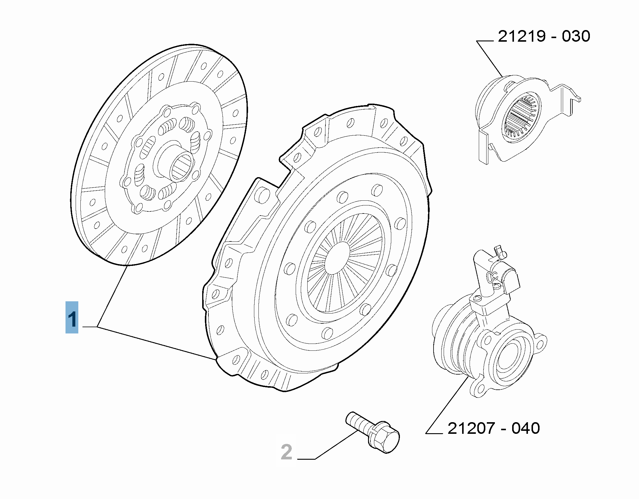 Kit embrague (plato y plato de presión) undefined