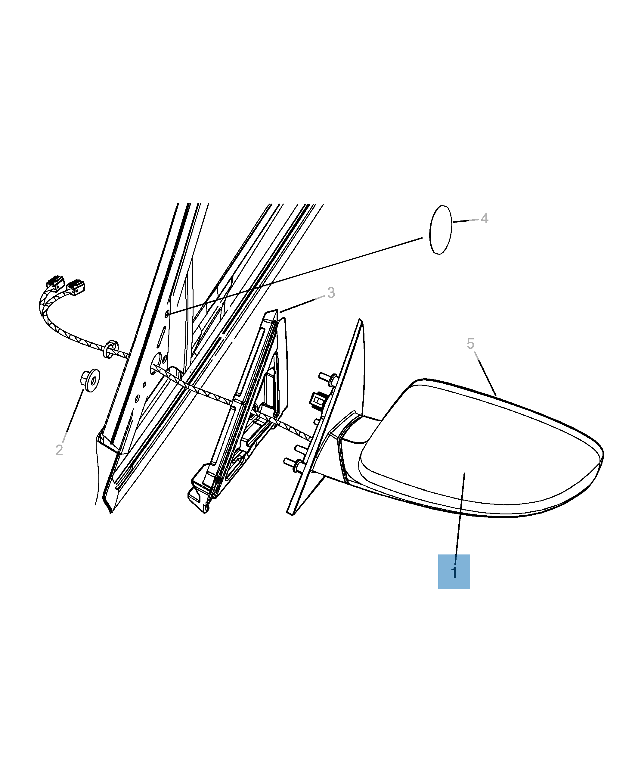 Specchietto retrovisore esterno per Lancia Thema  undefined