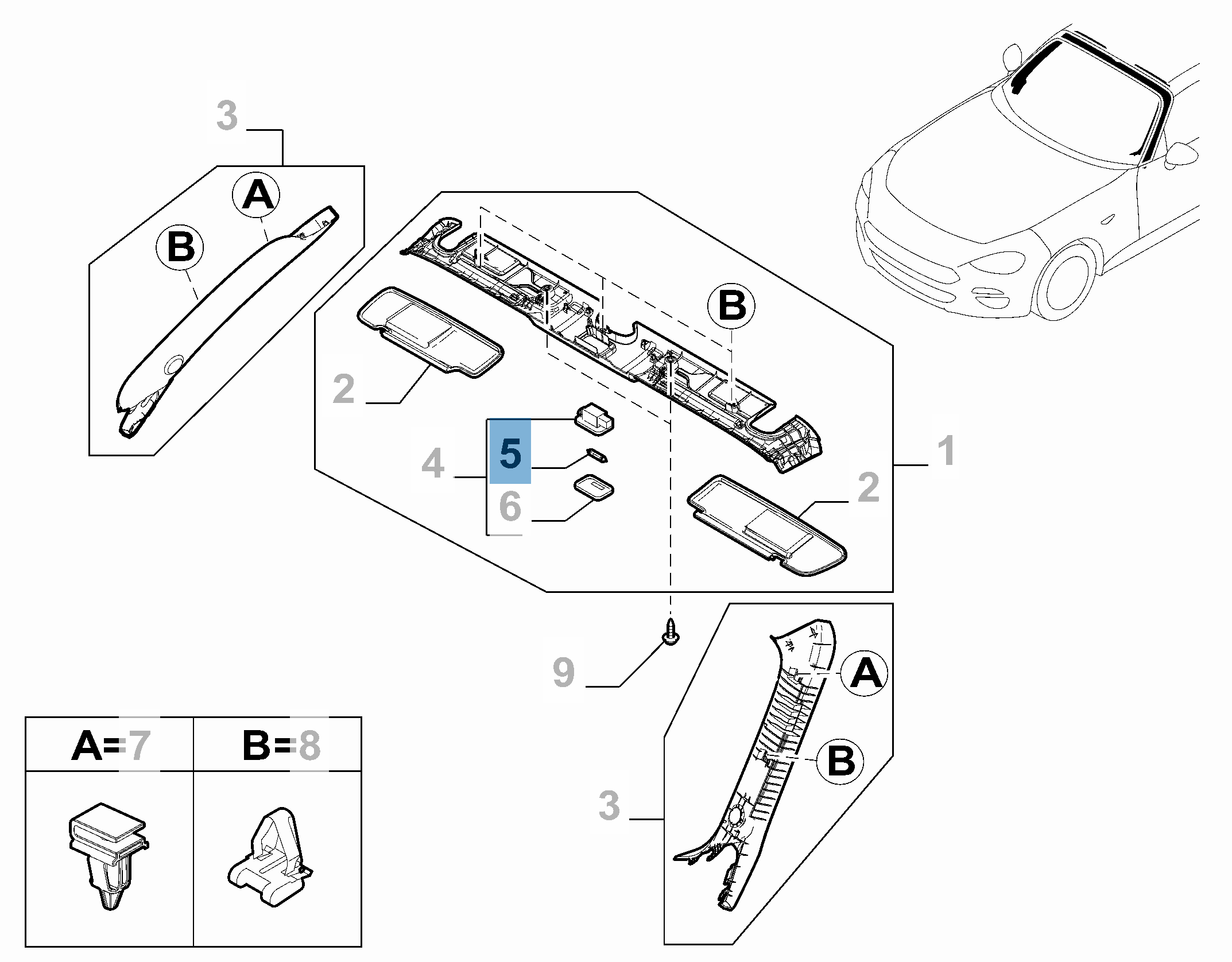 Ampoule plafonnier avant 10W 12V  undefined