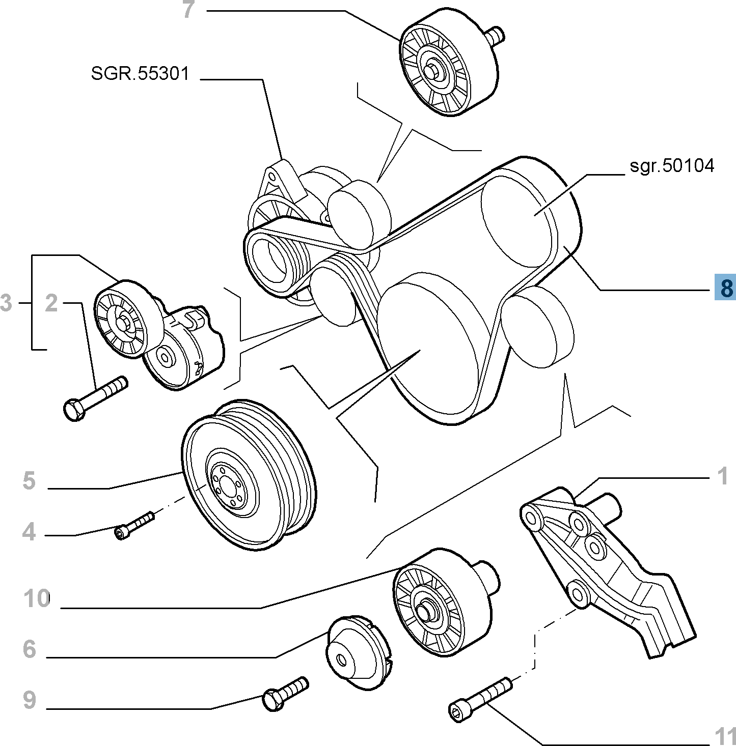 Poly-V belt  undefined