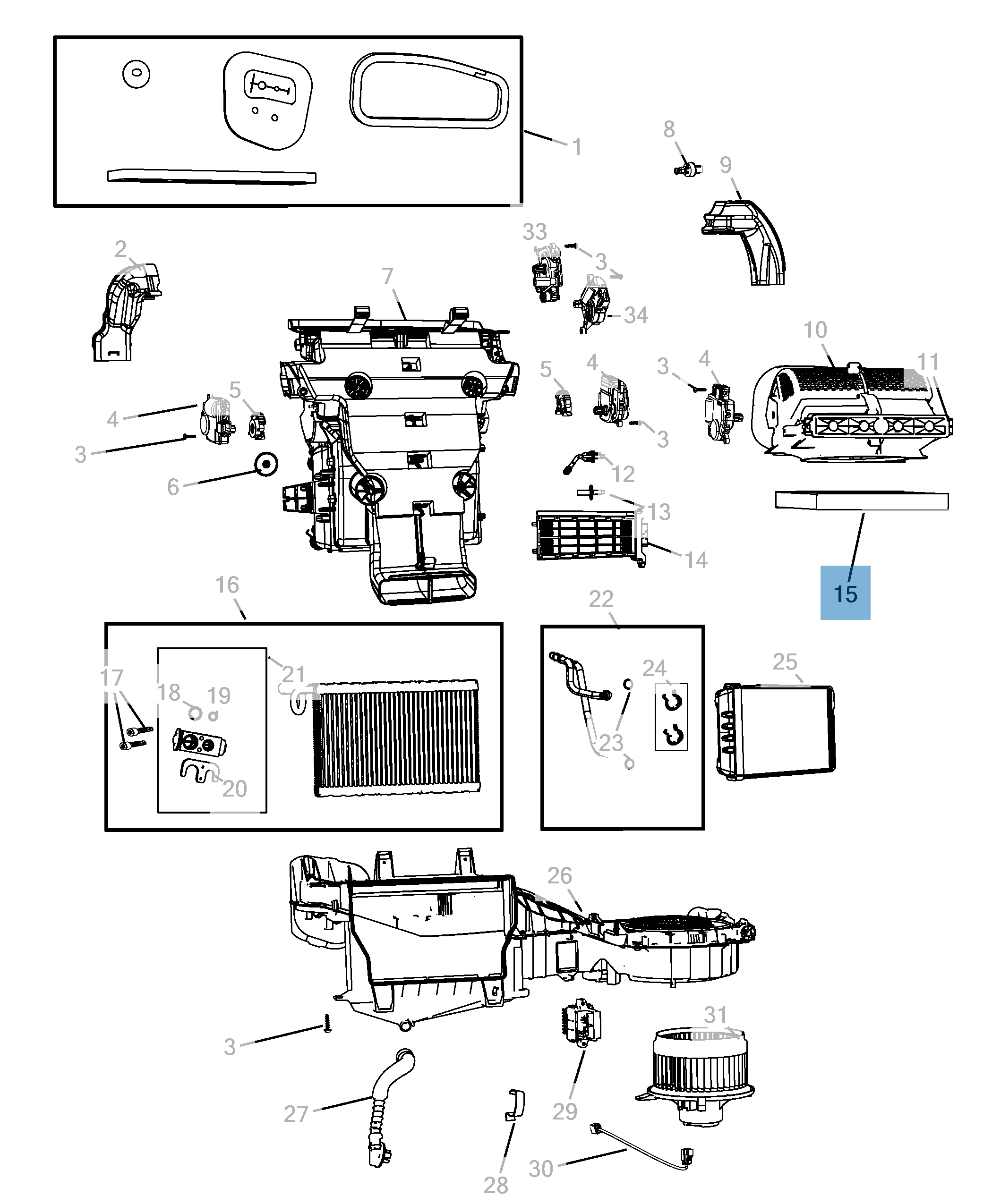 Filtro aria abitacolo per Jeep Grand Cherokee  undefined