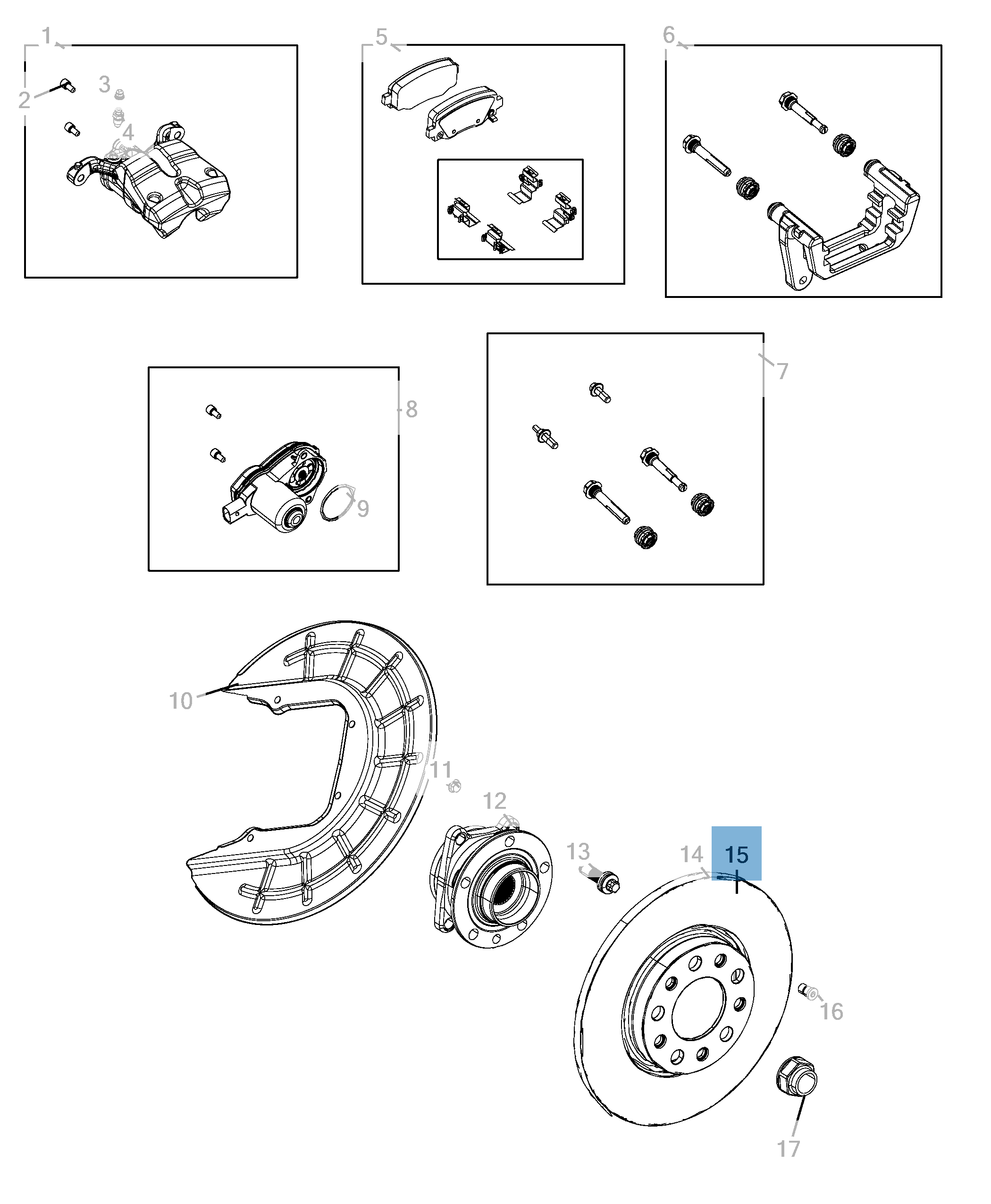 Disco freno posteriore per Compass dal 2018 al 2021  undefined