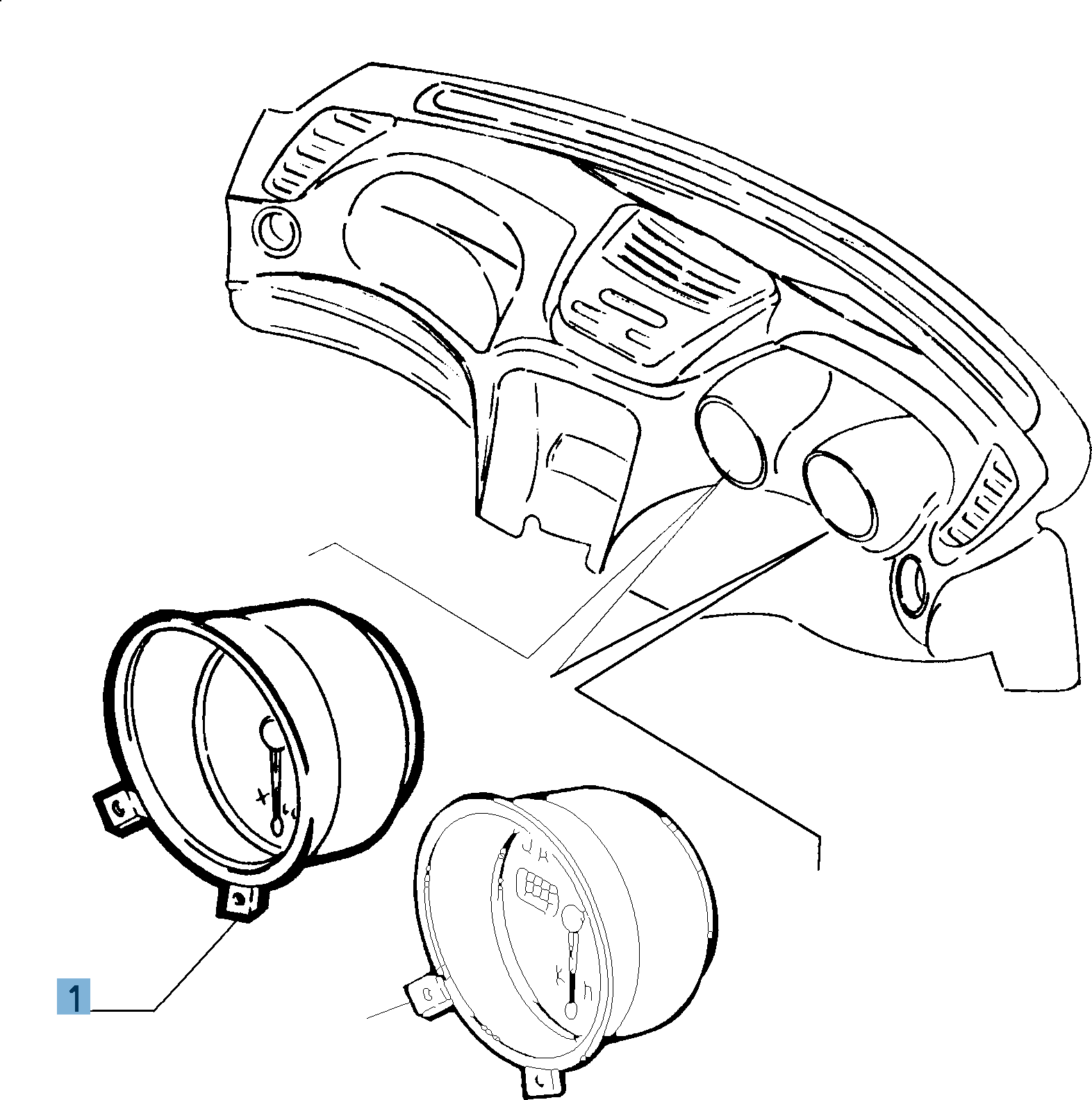 Compte-tours pour Alfa Romeo 156  undefined