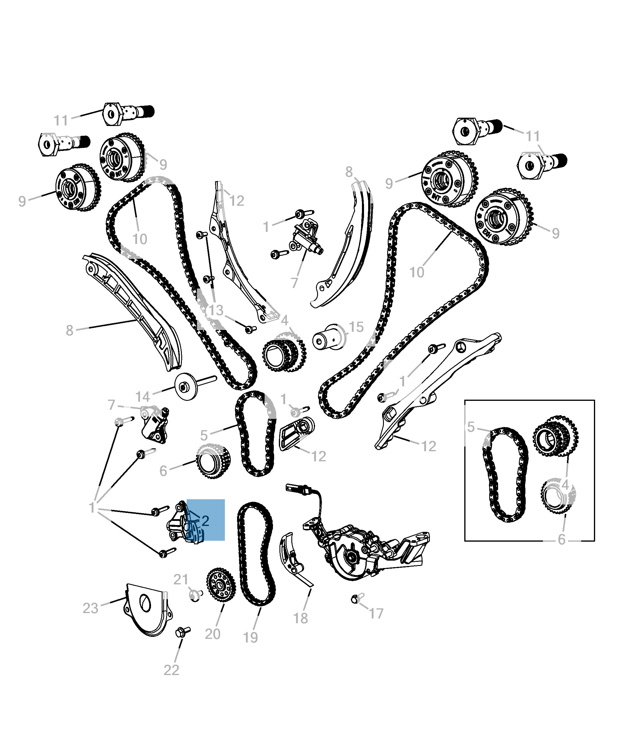 Tendeur de courroie réglable  undefined