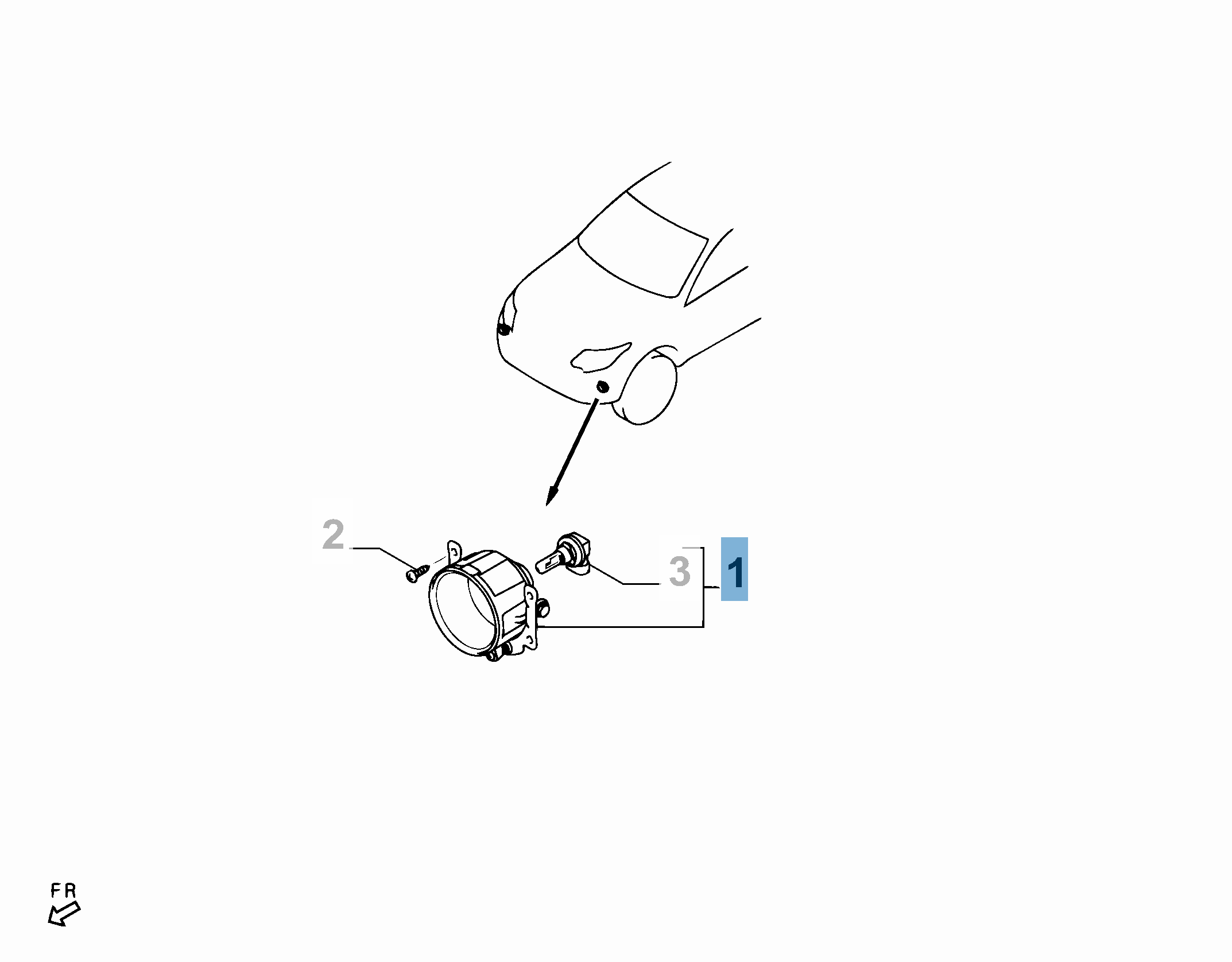Antibrouillard avant gauche pour Fiat et Fiat Professional  undefined
