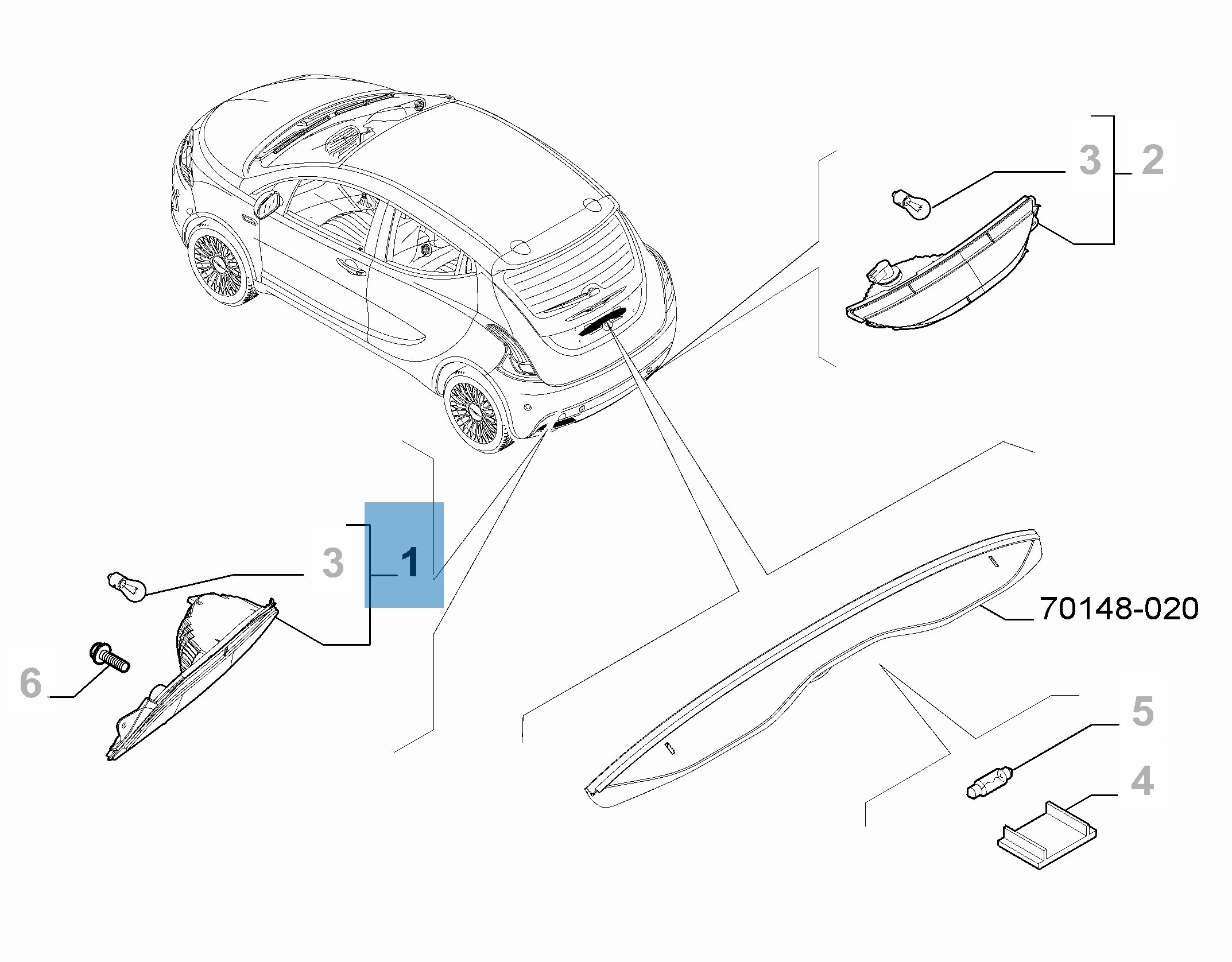 Luz de marcha atrás  undefined