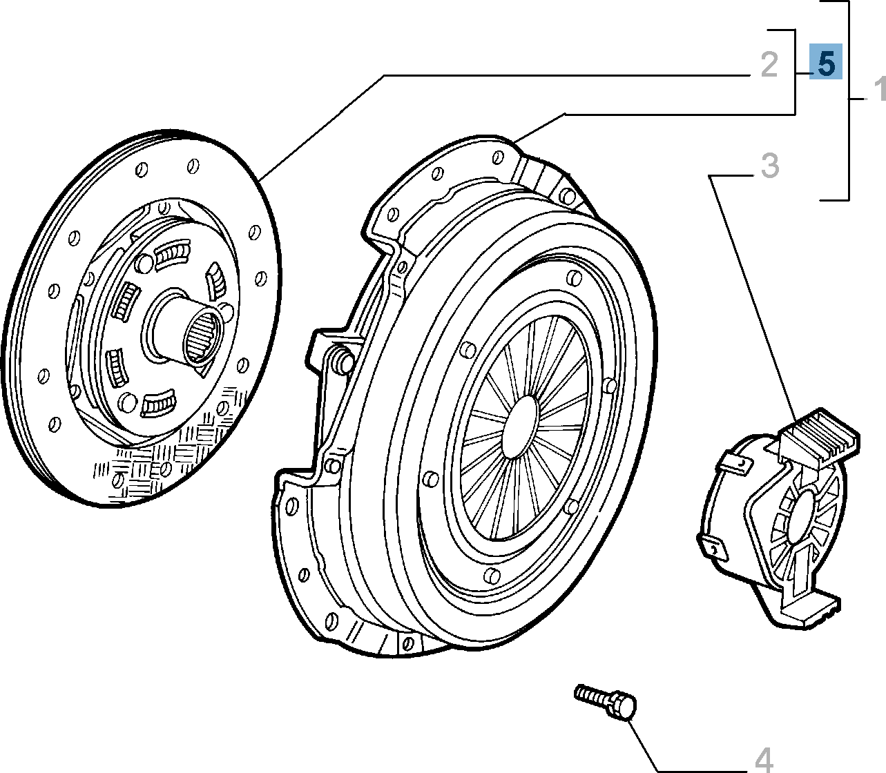 Kit embrayage (disque et plateau de pression) pour Alfa Romeo undefined
