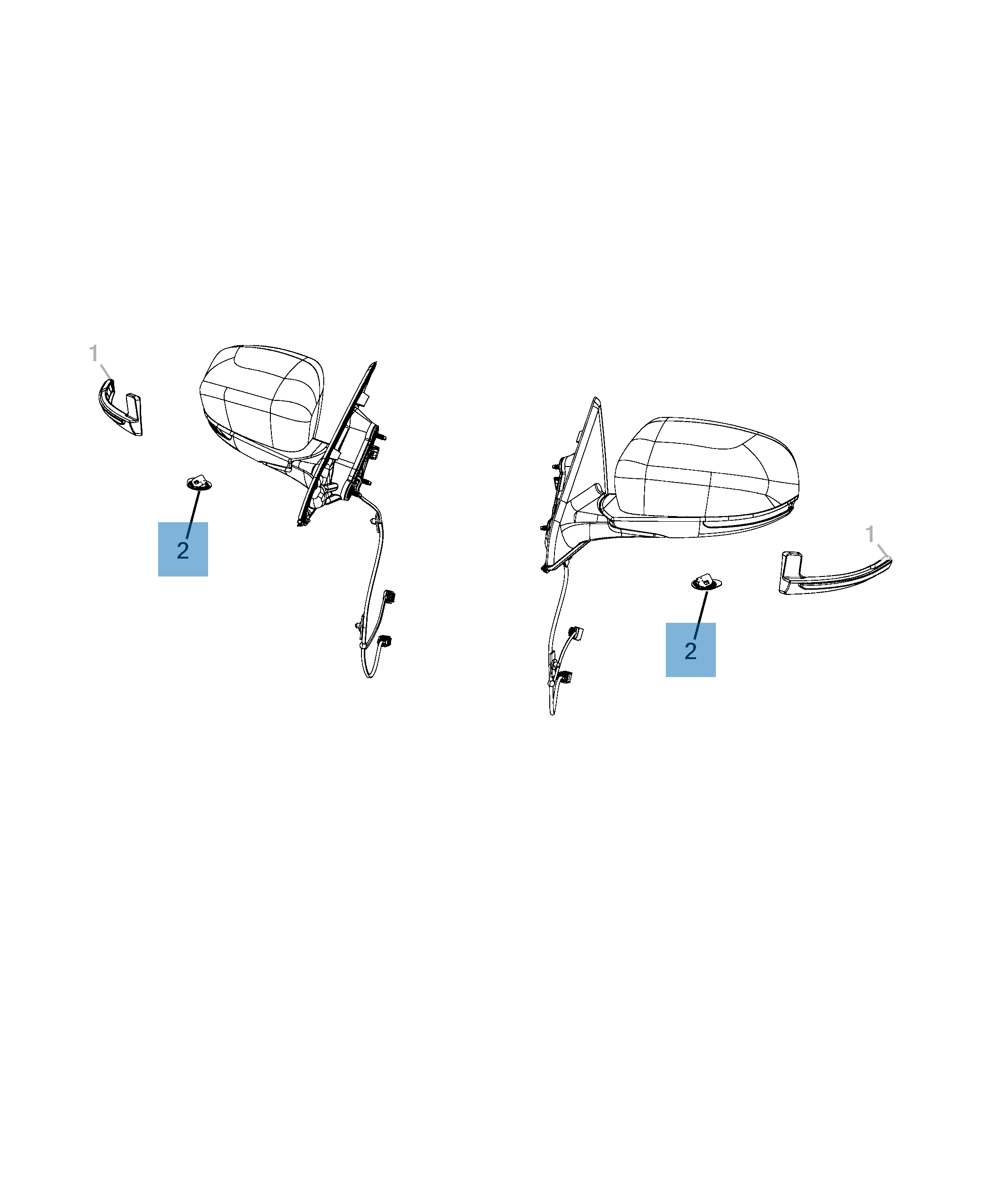 Indicatore di direzione laterale per Jeep  undefined