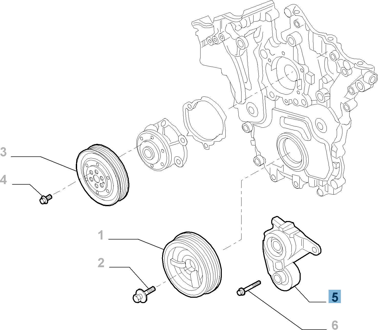 Tendeur de courroie réglable pour Alfa Romeo  undefined
