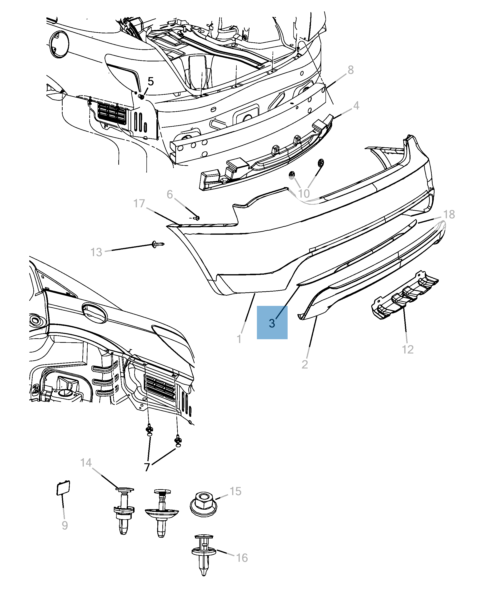 Lampada fanale posteriore per Lancia Flavia  undefined