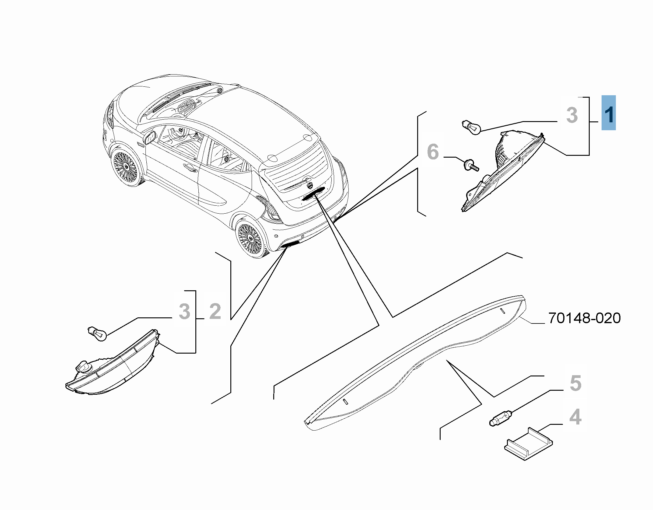 Luz de marcha atrás  undefined