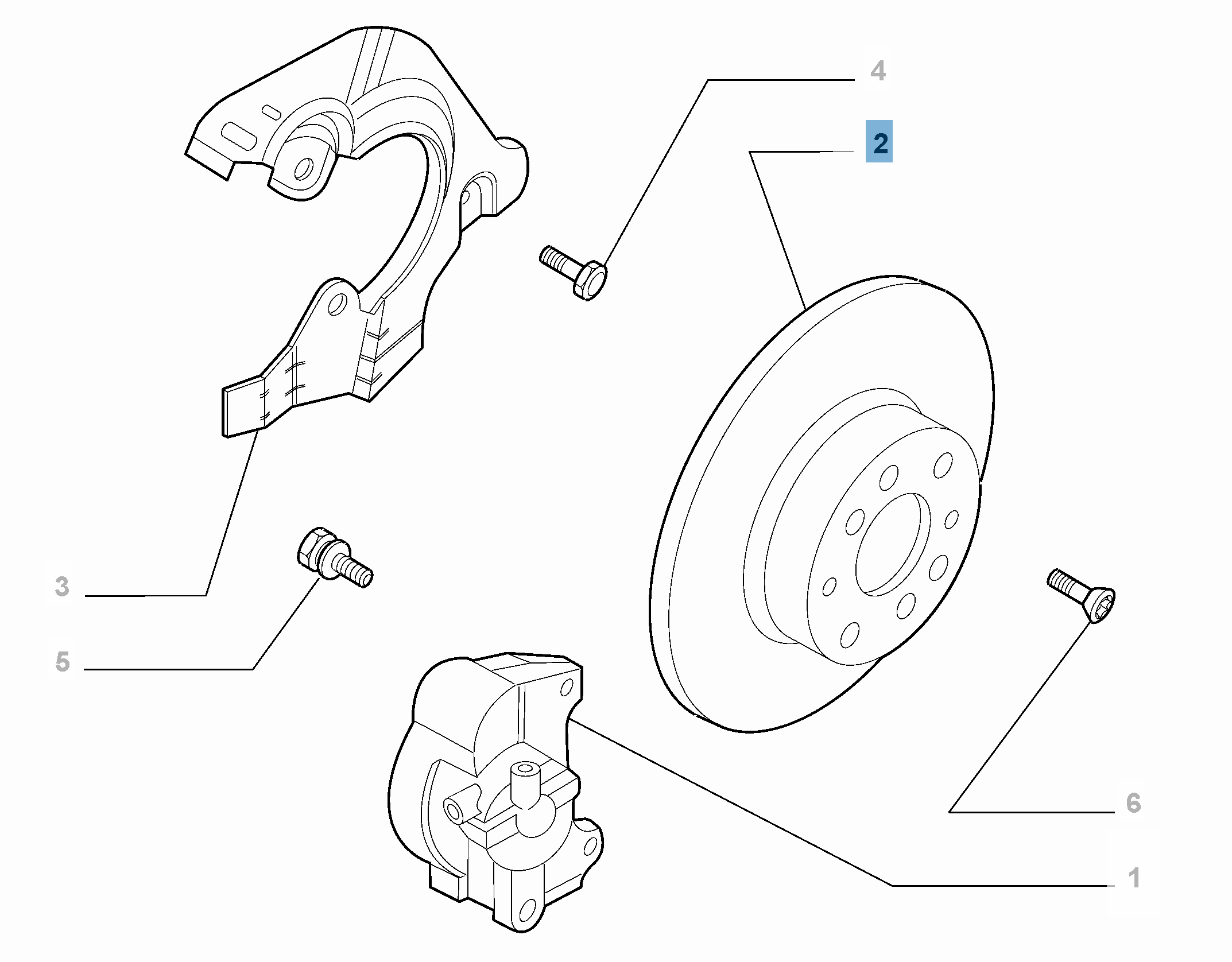 Disque de frein avant pour Fiat et Fiat Professional  fiat