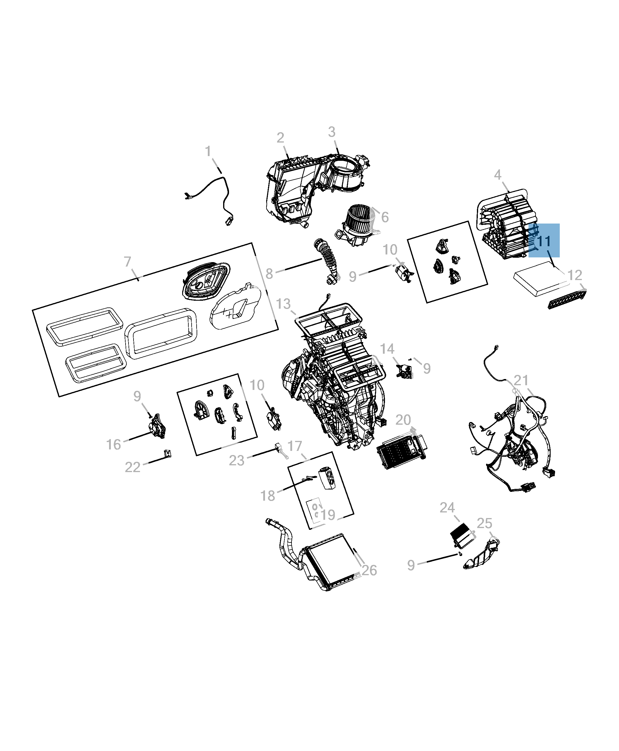 Filtro aria abitacolo particellare per Compass  undefined