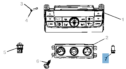 Lampadina climatizzatore  lancia