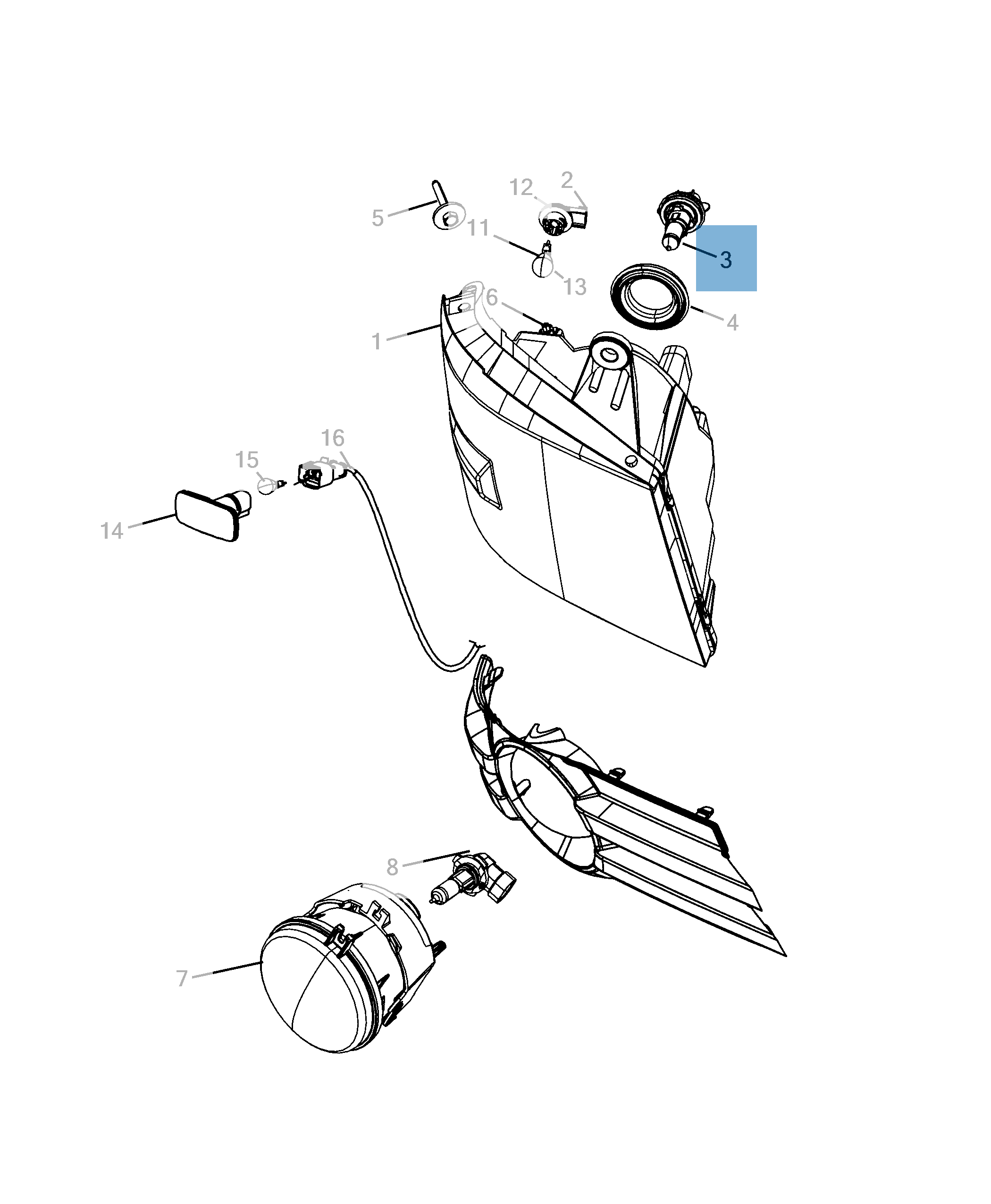 Lampadina D1S (XENON) 35W 85V  lancia