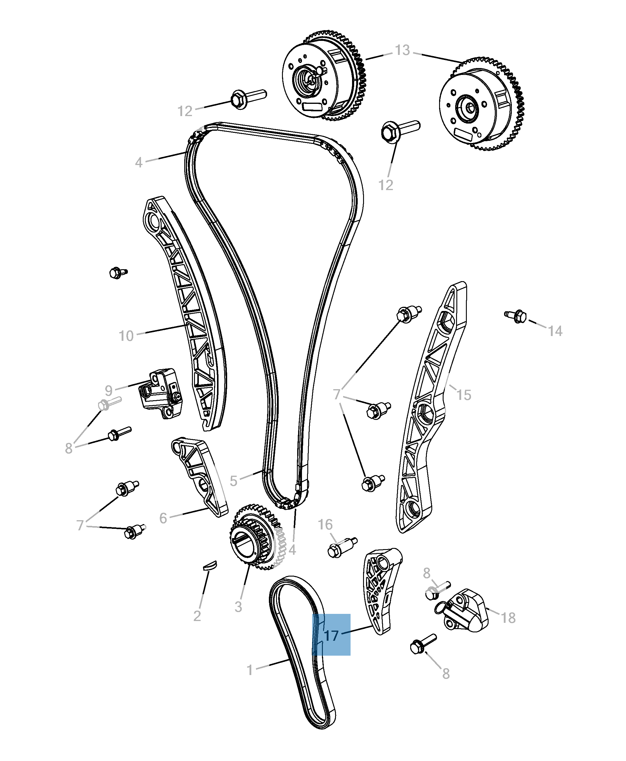 Tendicinghia regolabile  undefined