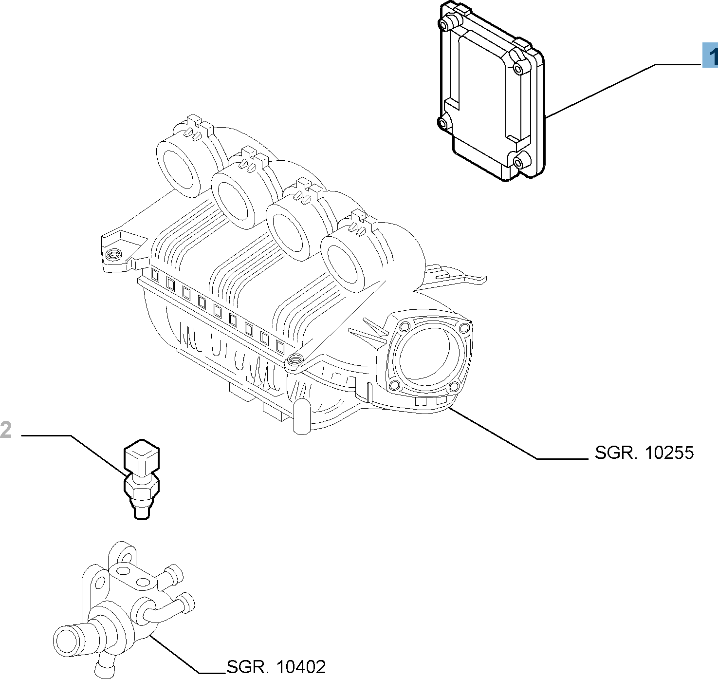 Centralina Iniezione per Alfa Romeo GT (2003-2010) - 2.0 CC JTS Selespeed  undefined