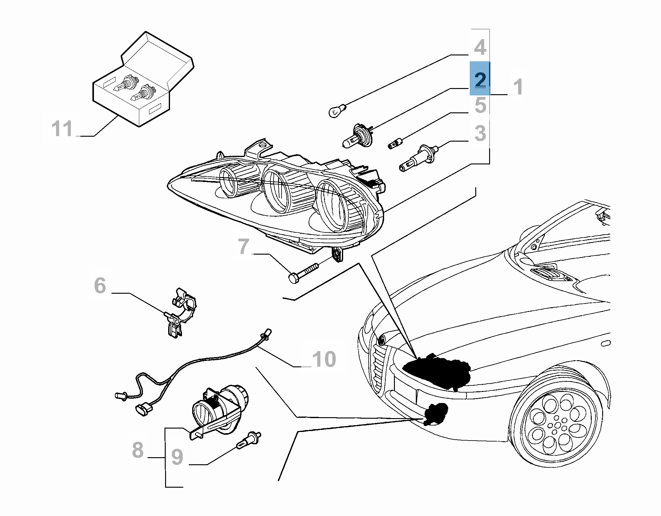Ampoule D1R (XÉNON) pour Alfa Romeo  alfa-romeo