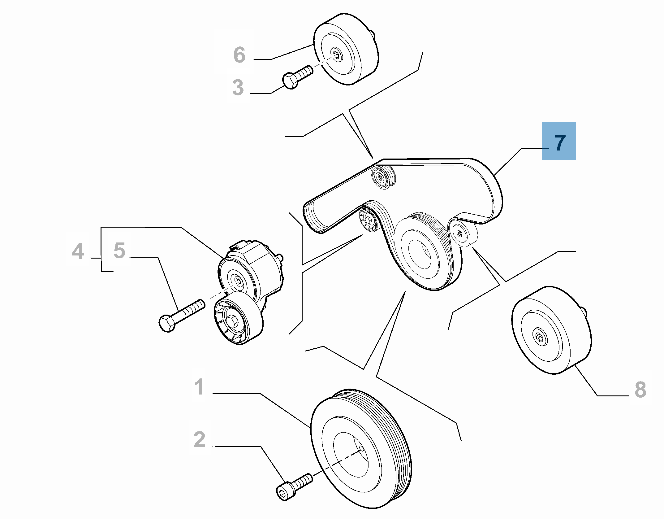 Courroie Poly-V undefined
