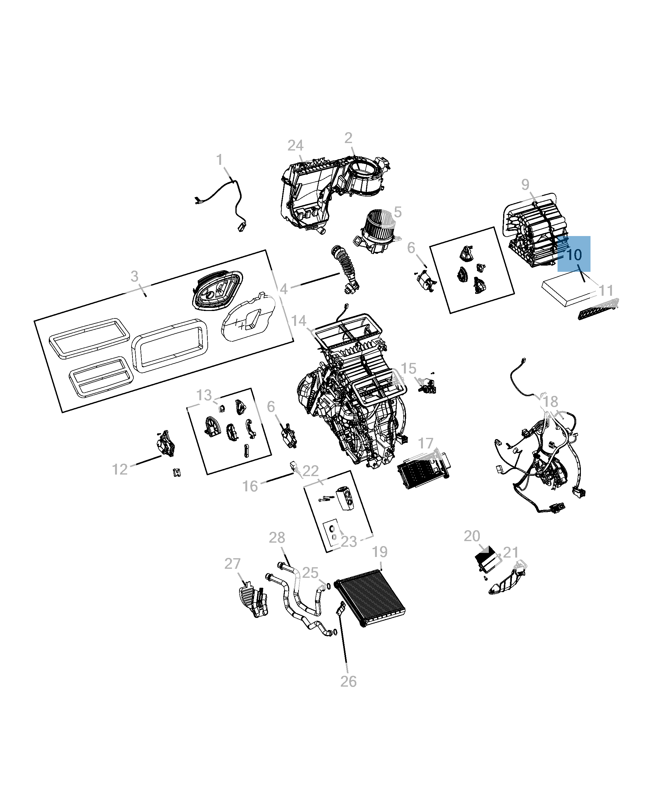 Filtro aria abitacolo particellare per Compass  undefined