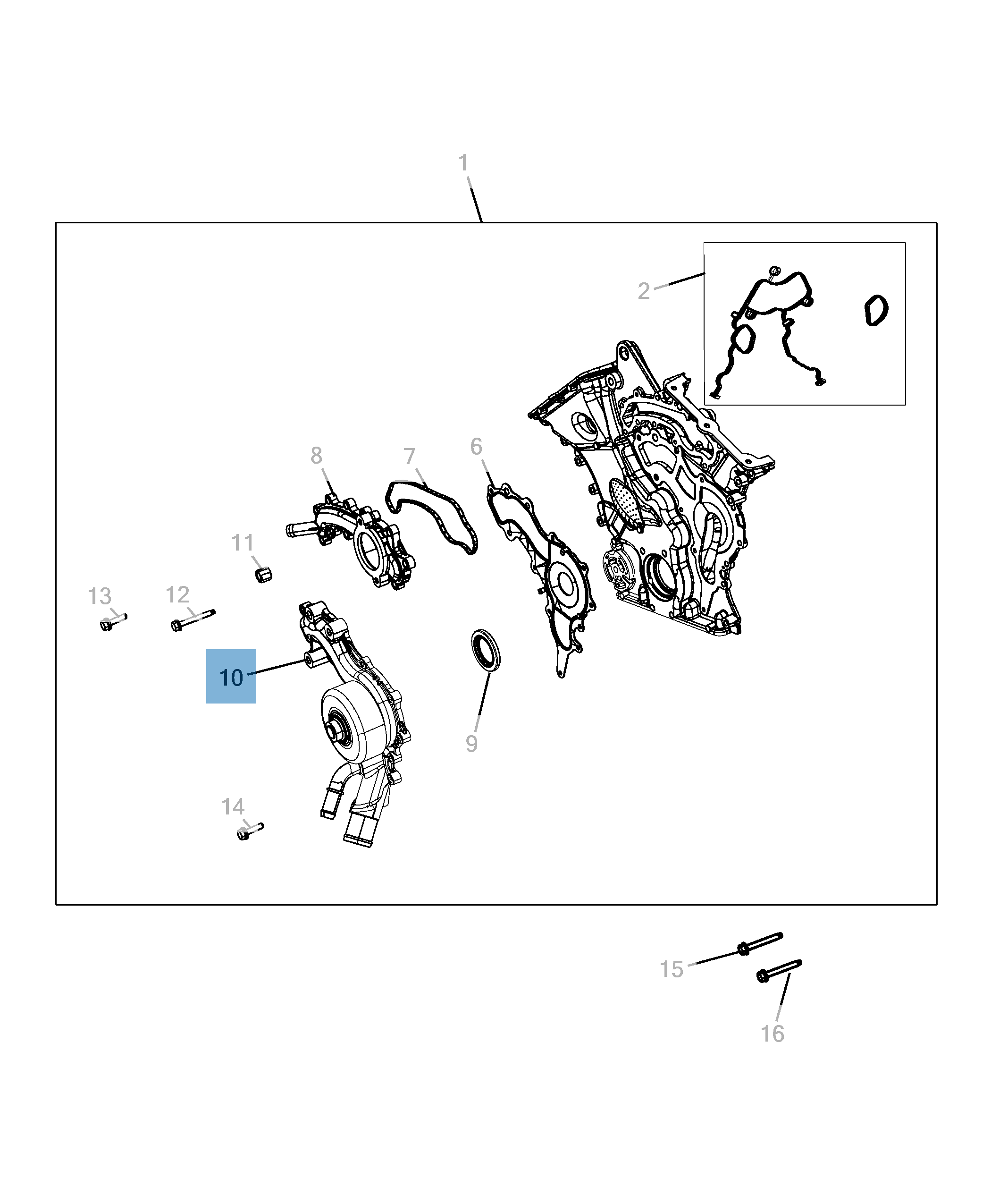 Pompa acqua per Jeep Grand Cherokee  undefined