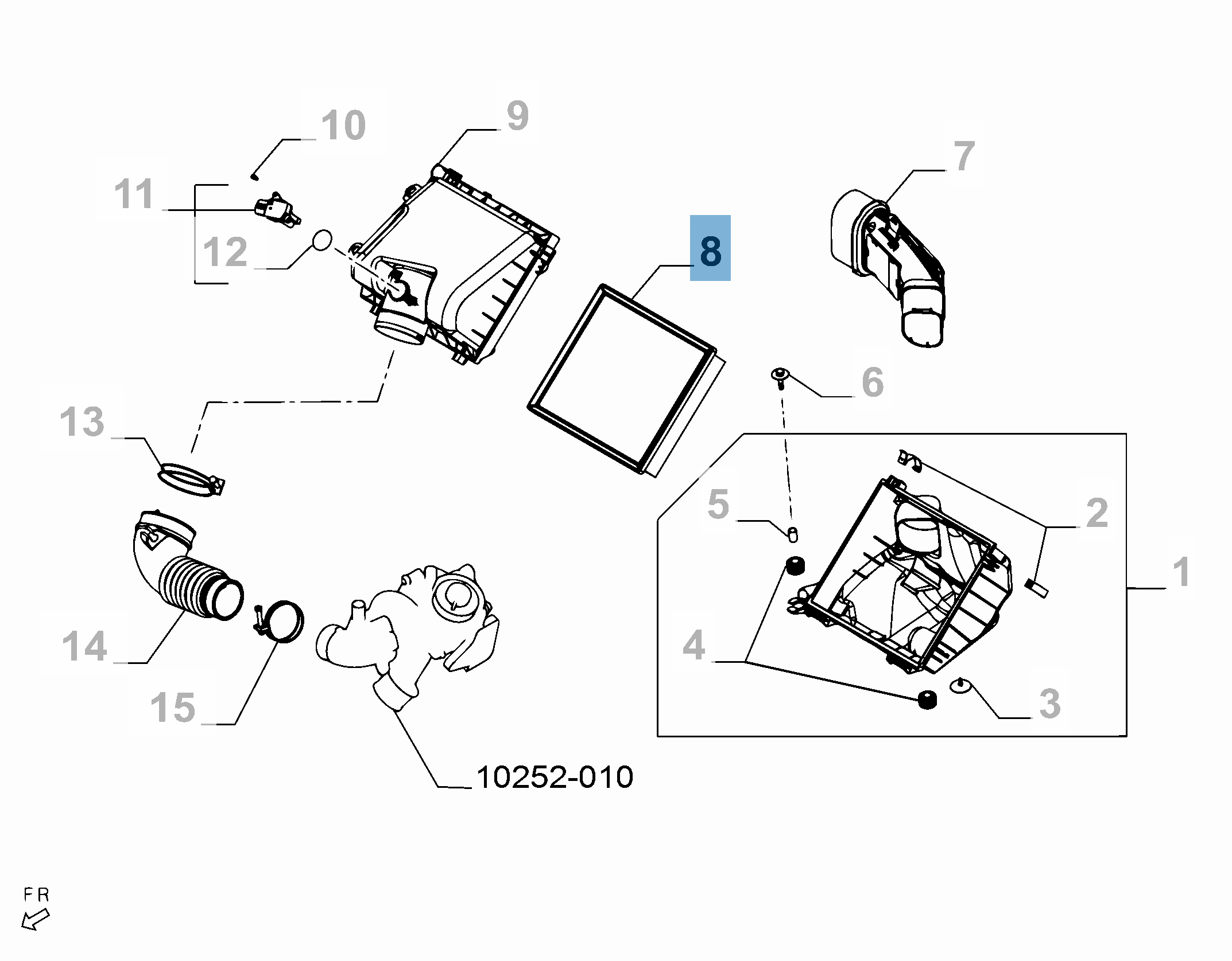 Air Filter for Fiat and Fiat Professional  fiat
