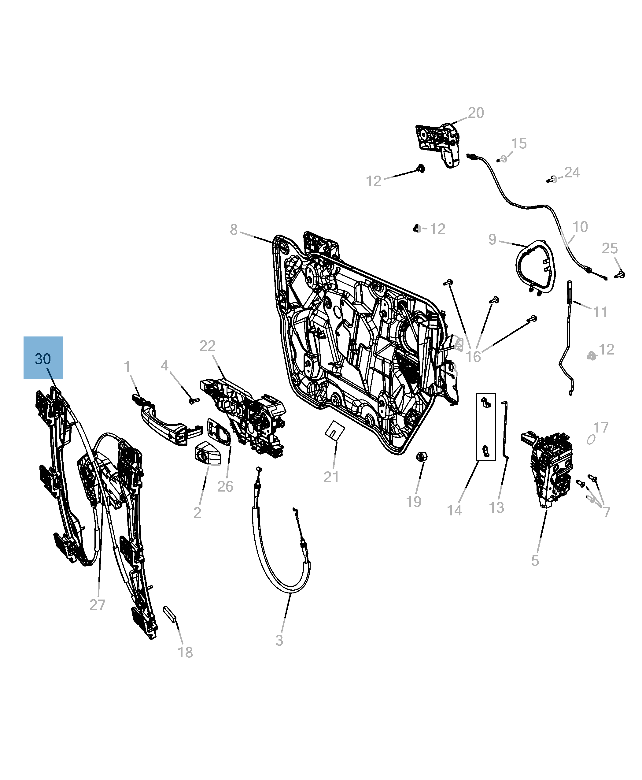 Front window regulator for Fiat Freemont undefined