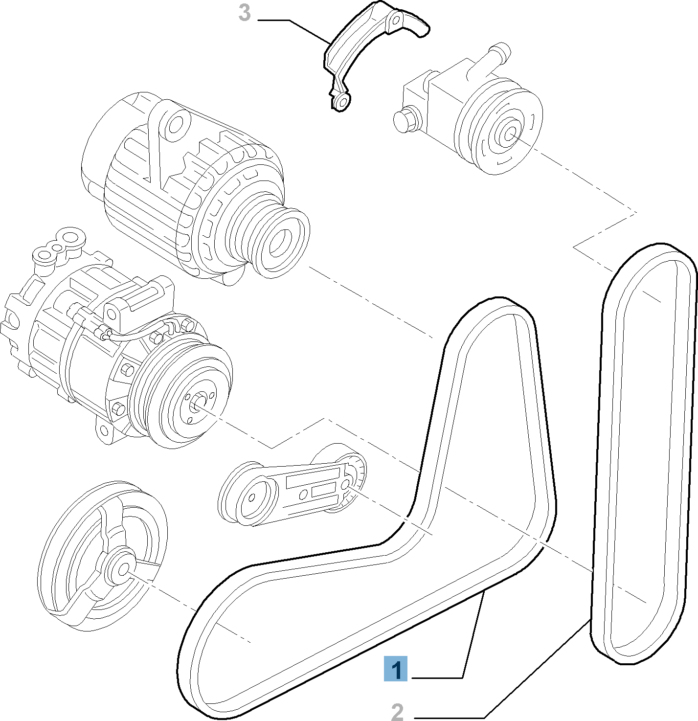 Courroie Poly-V undefined