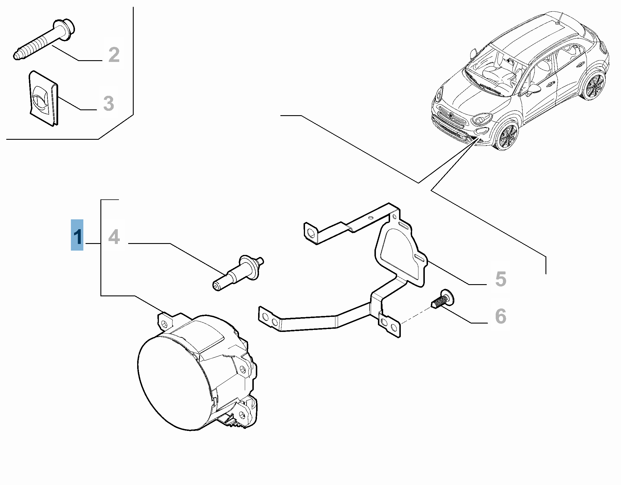 antibrouillard droit  undefined