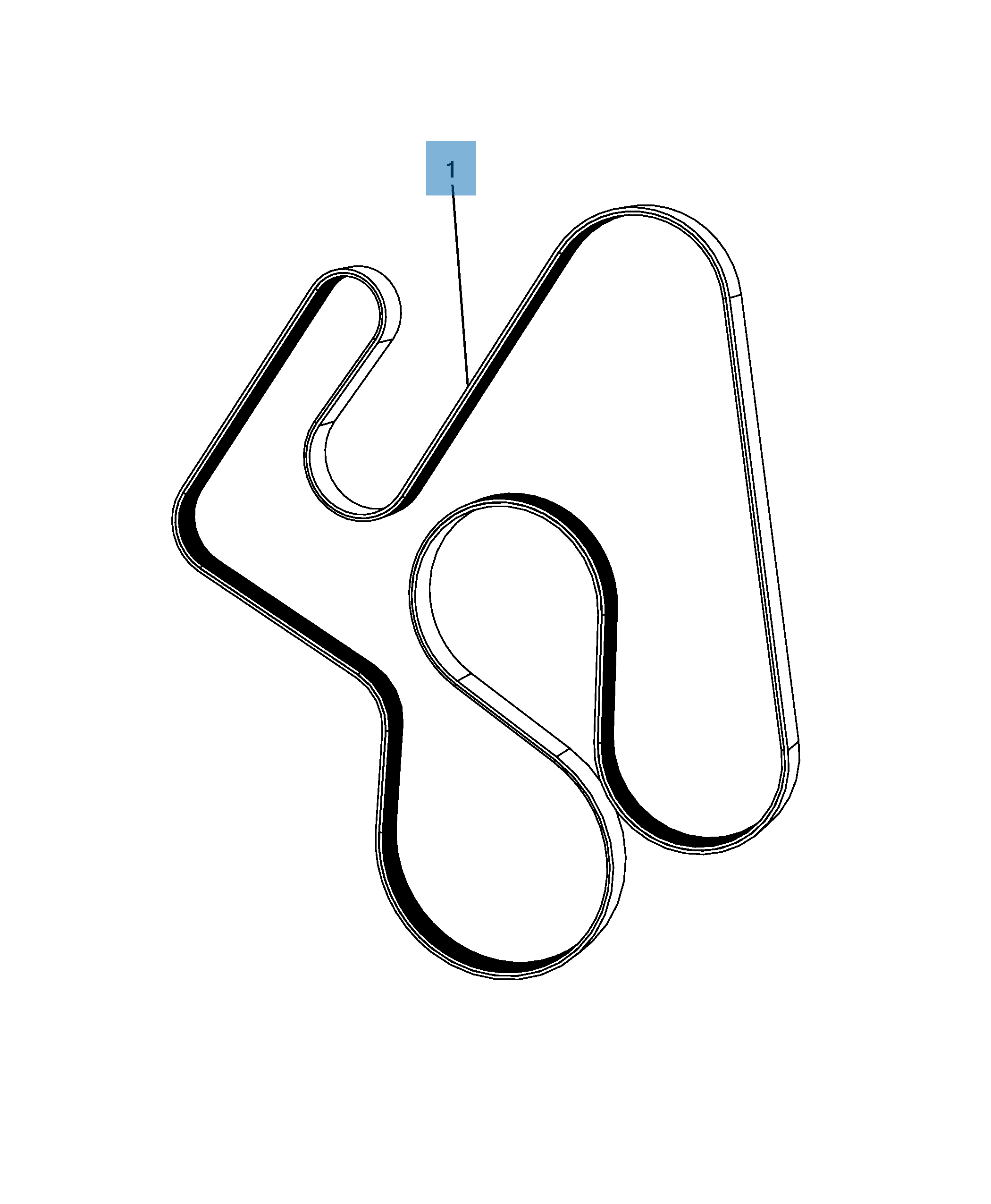 Cinghia Poly-V  undefined