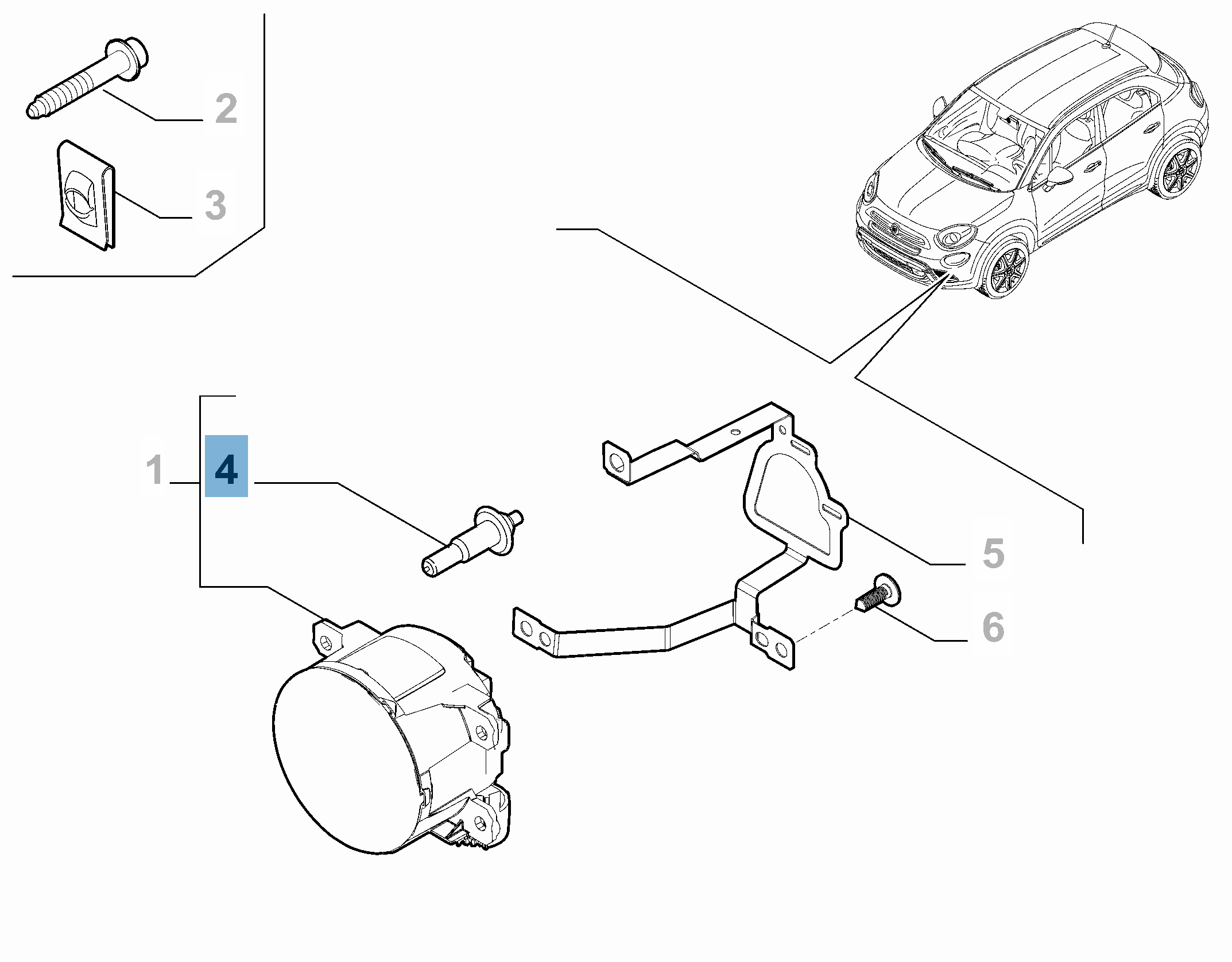 Bulb H8 35W 12V for Fiat 500X  fiat