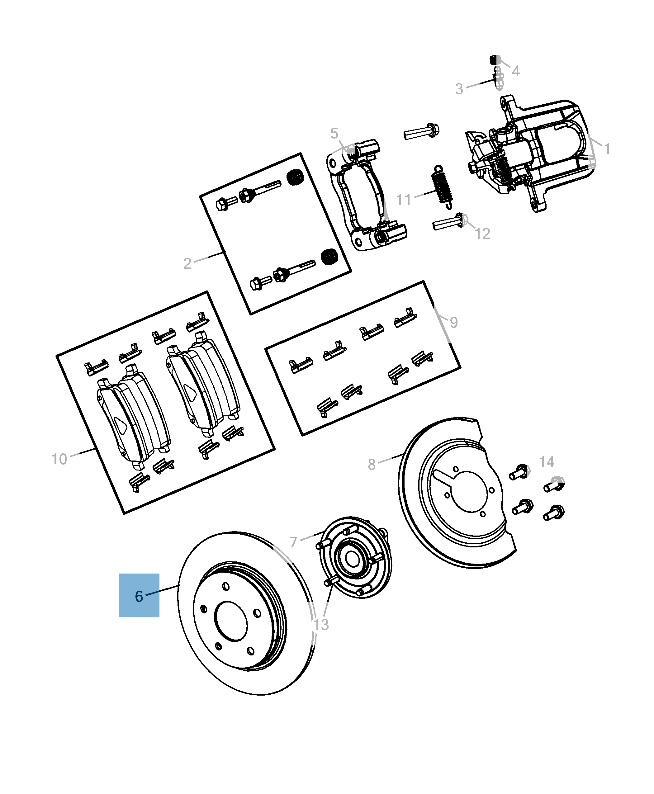 Disque de frein arrière pour Freemont & Voyager undefined