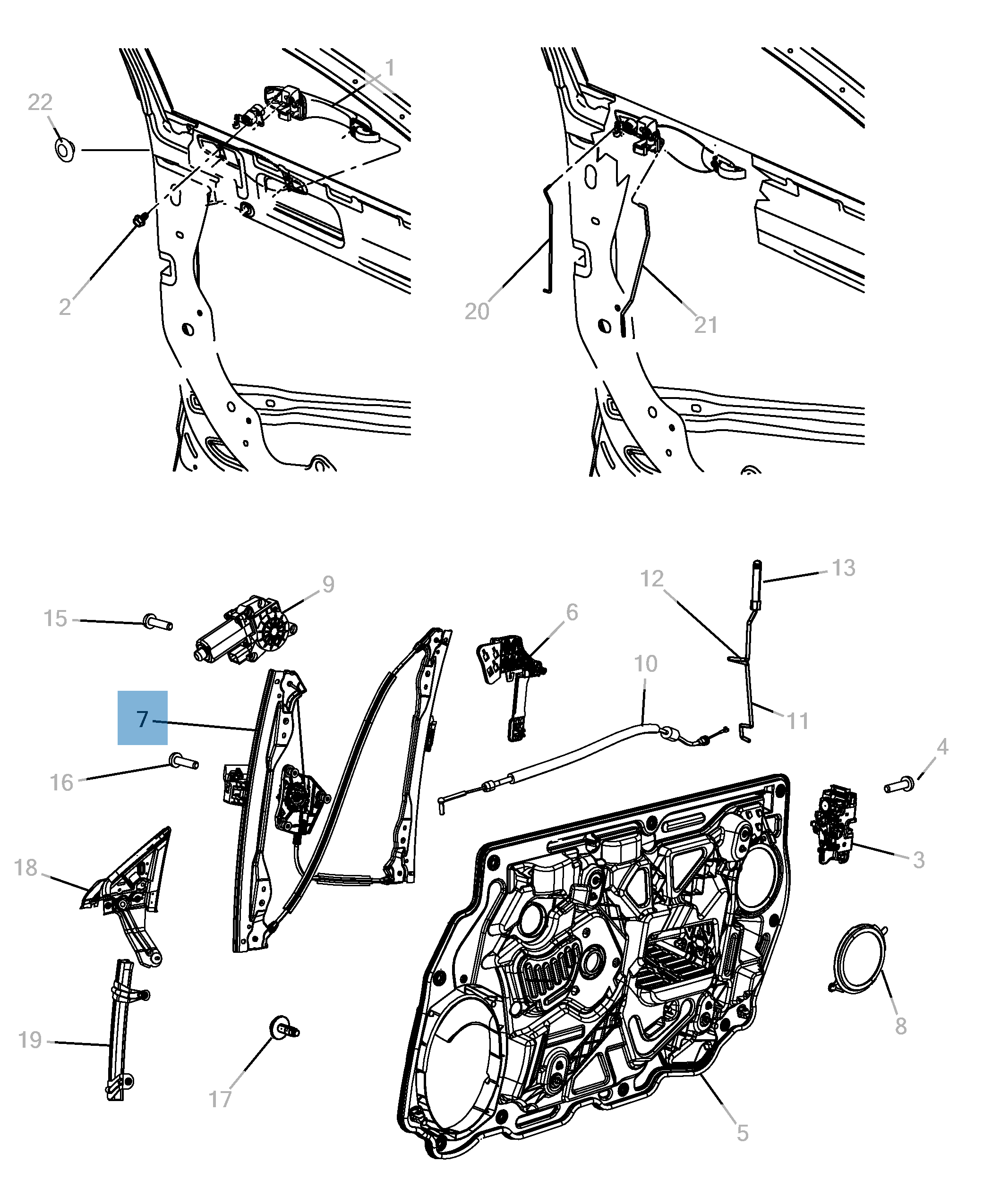 Alzacristallo anteriore per Lancia Flavia  undefined