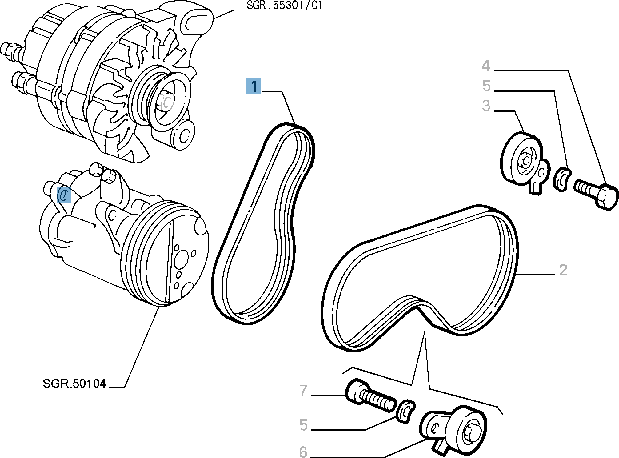 Poly-V belt  undefined