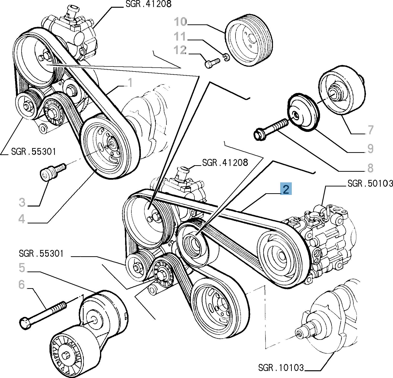 Courroie Poly-V undefined