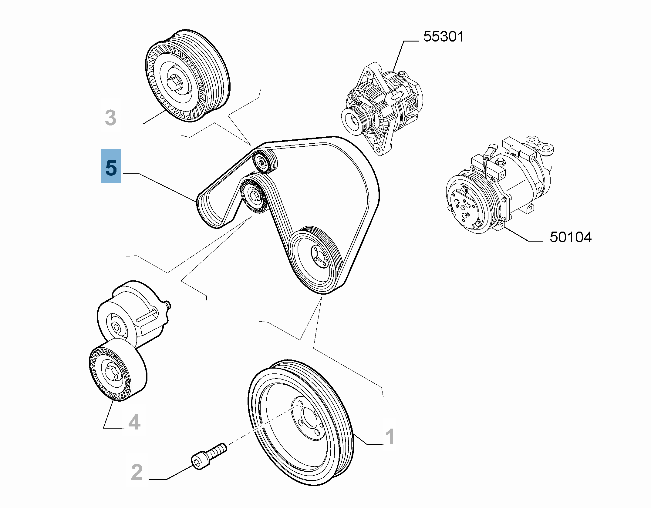 Courroie Poly-V undefined