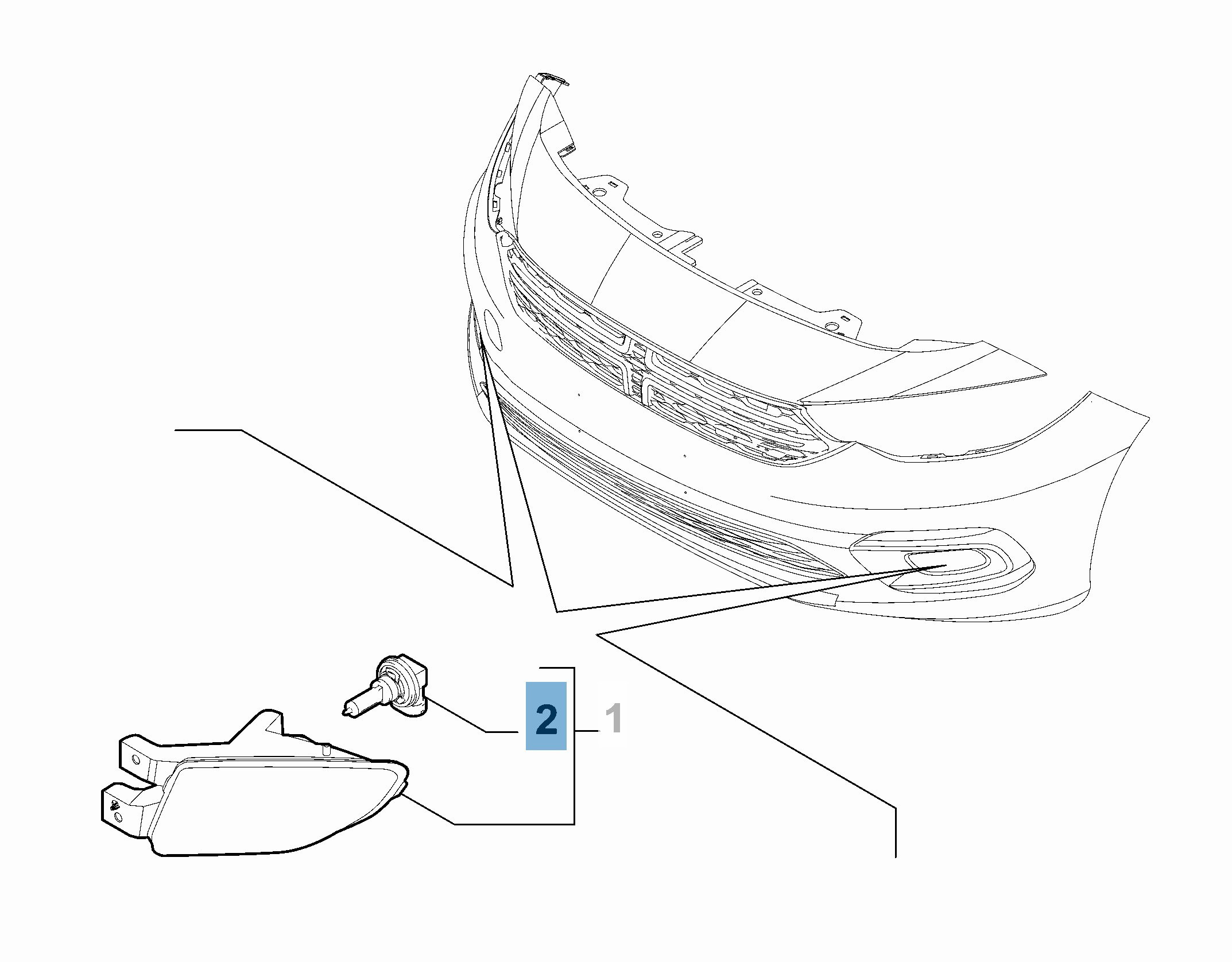 Ampoule H11 55W 12V pour Fiat  fiat