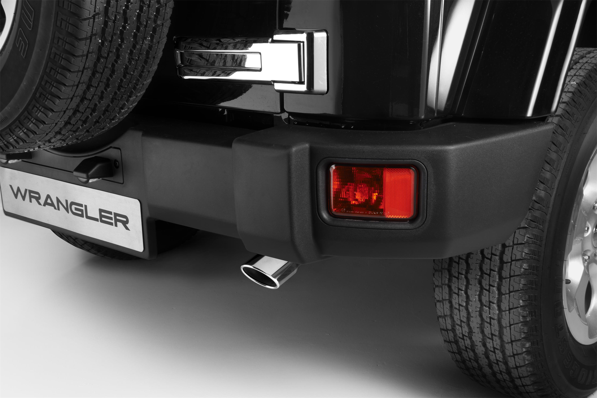 Terminale di scarico in acciaio cromato undefined