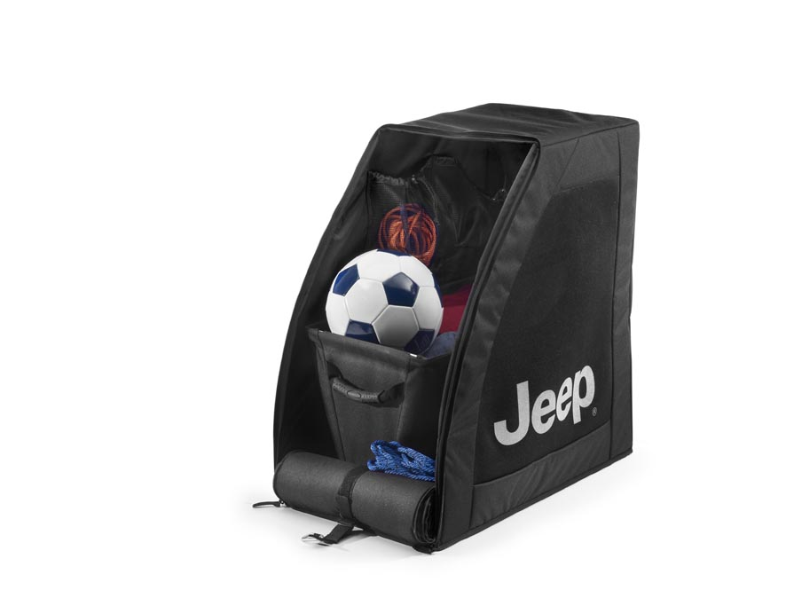 Contenitore portaoggetti verticale per bagagliaio  jeep