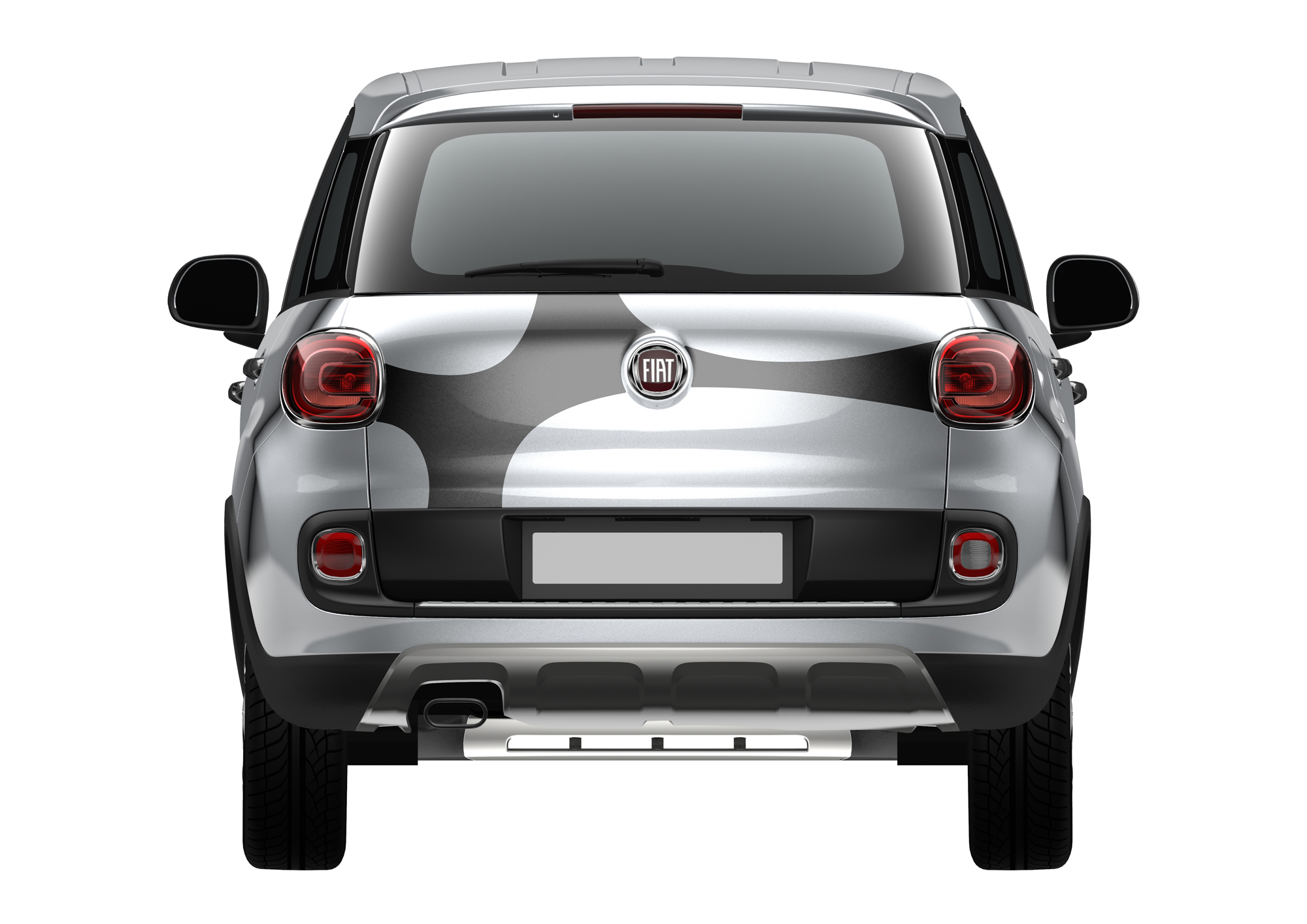 Sticker «Elastic Band» argent foncé fiat