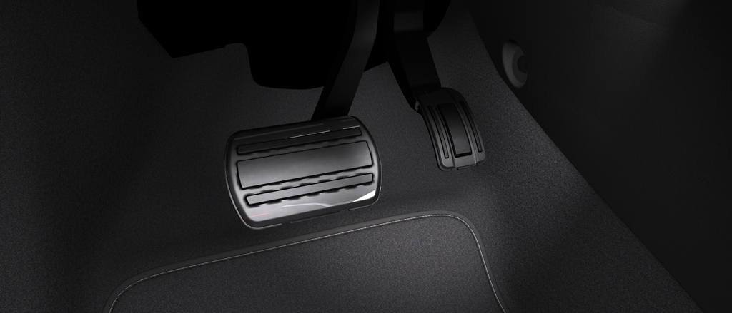 Kit pédales aluminium pour véhicules avec boite de vitesses automatique - Conduite à gauche undefined